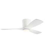 Volos 48" Hugger LED Ceiling Fan - Bees Lighting