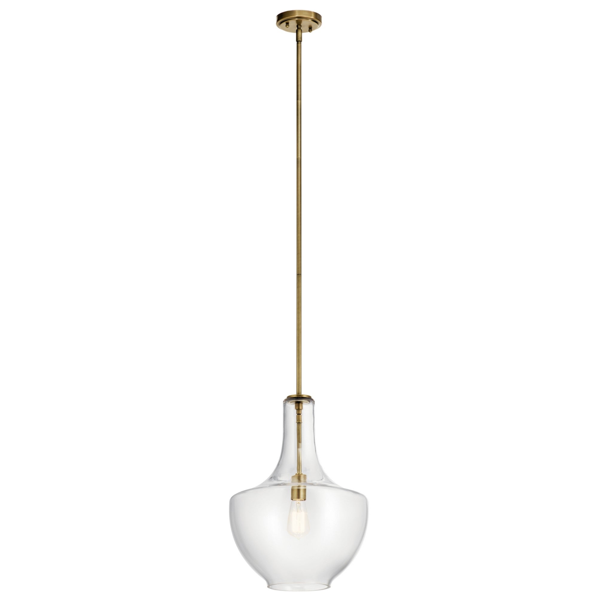 Everly 1-Light Bell Pendant Light - Bees Lighting