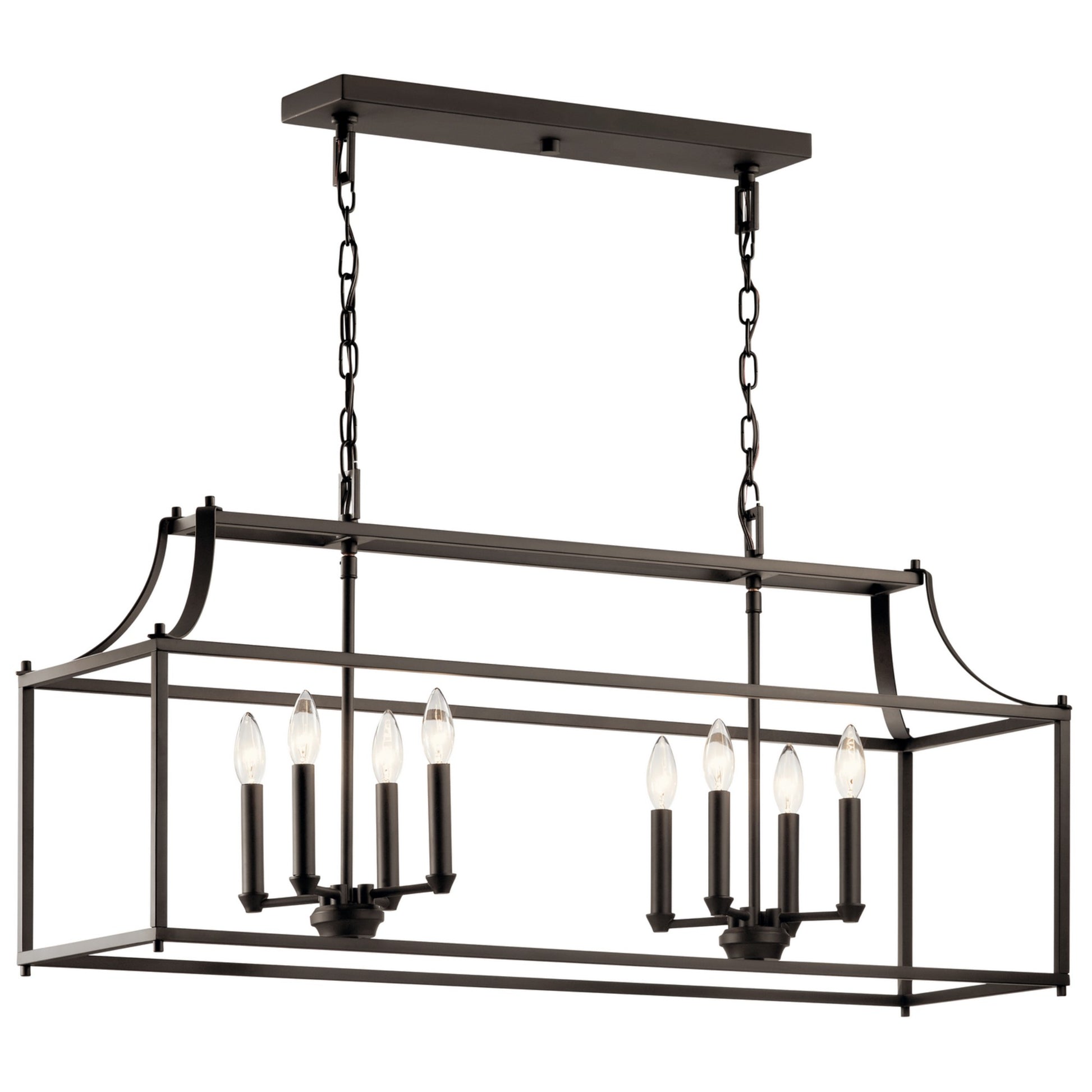 Morrigan 8 Light Linear Chandelier - Bees Lighting
