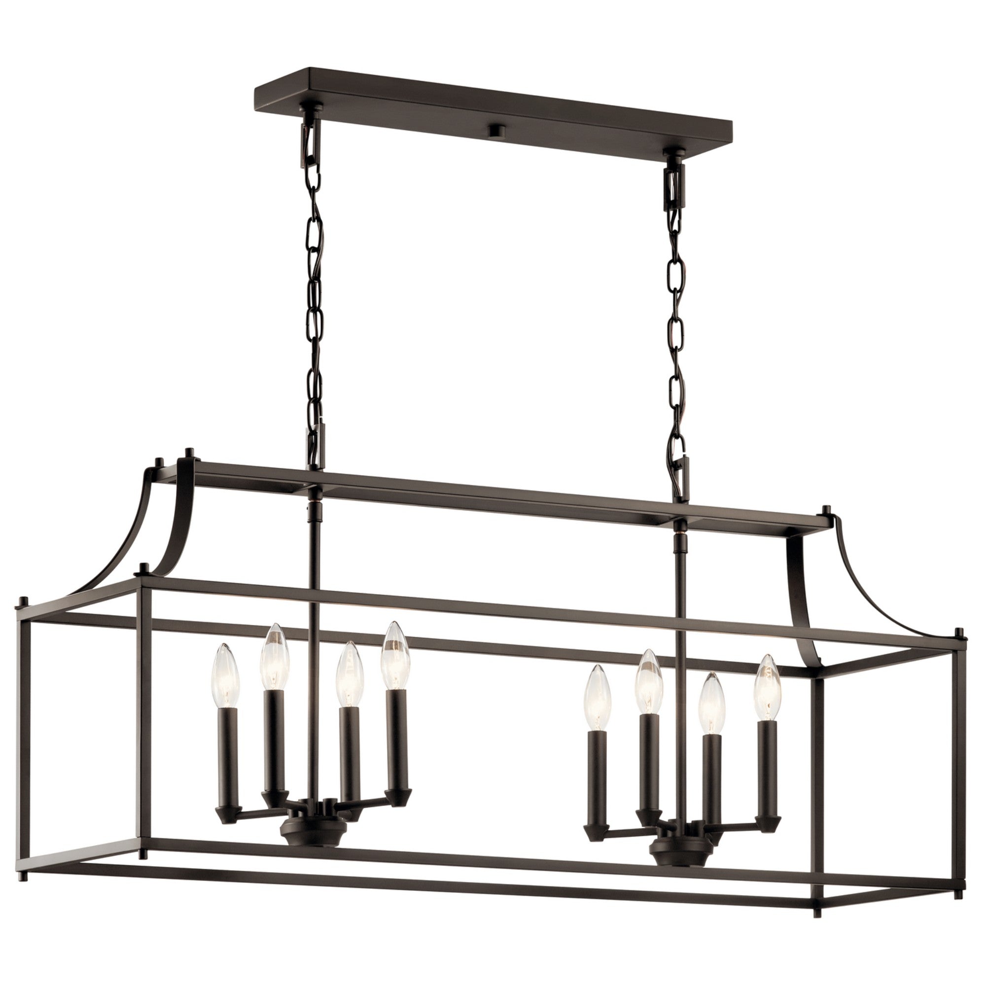 Morrigan 8 Light Linear Chandelier - Bees Lighting