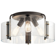 Thoreau 3-Light Semi-Flush Mount Light - Bees Lighting