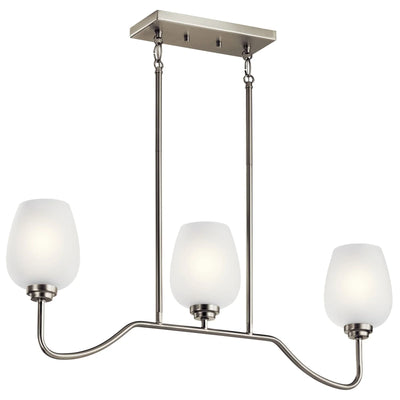 Valserrano 31 in. 3-Light Chandelier, Brushed Nickel