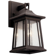 Taden 13" Outdoor Wall Light, Rubbed Bronze Finish - Bees Lighting