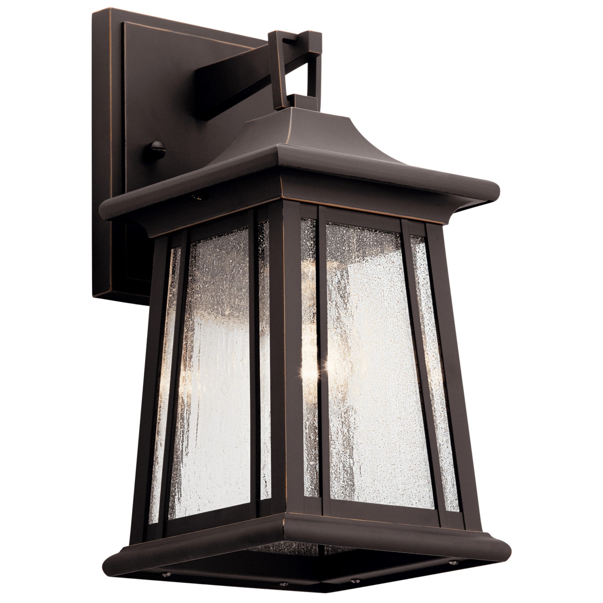 Taden 13" Outdoor Wall Light, Rubbed Bronze Finish - Bees Lighting