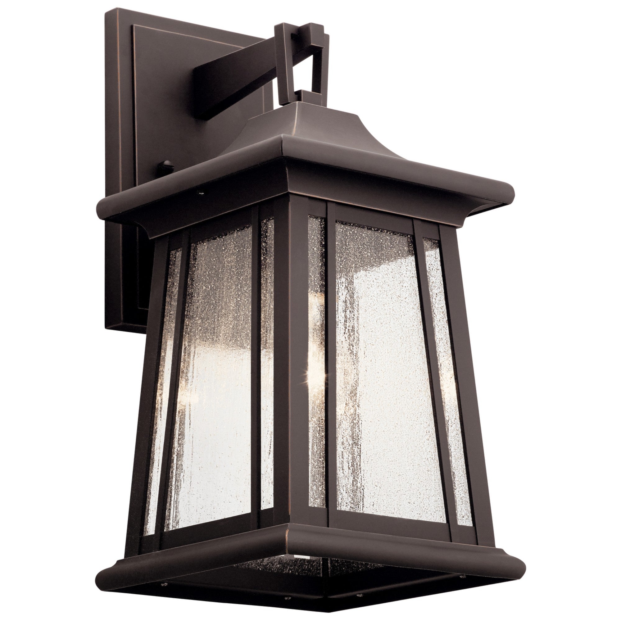 Taden 17" Outdoor Wall Light, Rubbed Bronze Finish - Bees Lighting