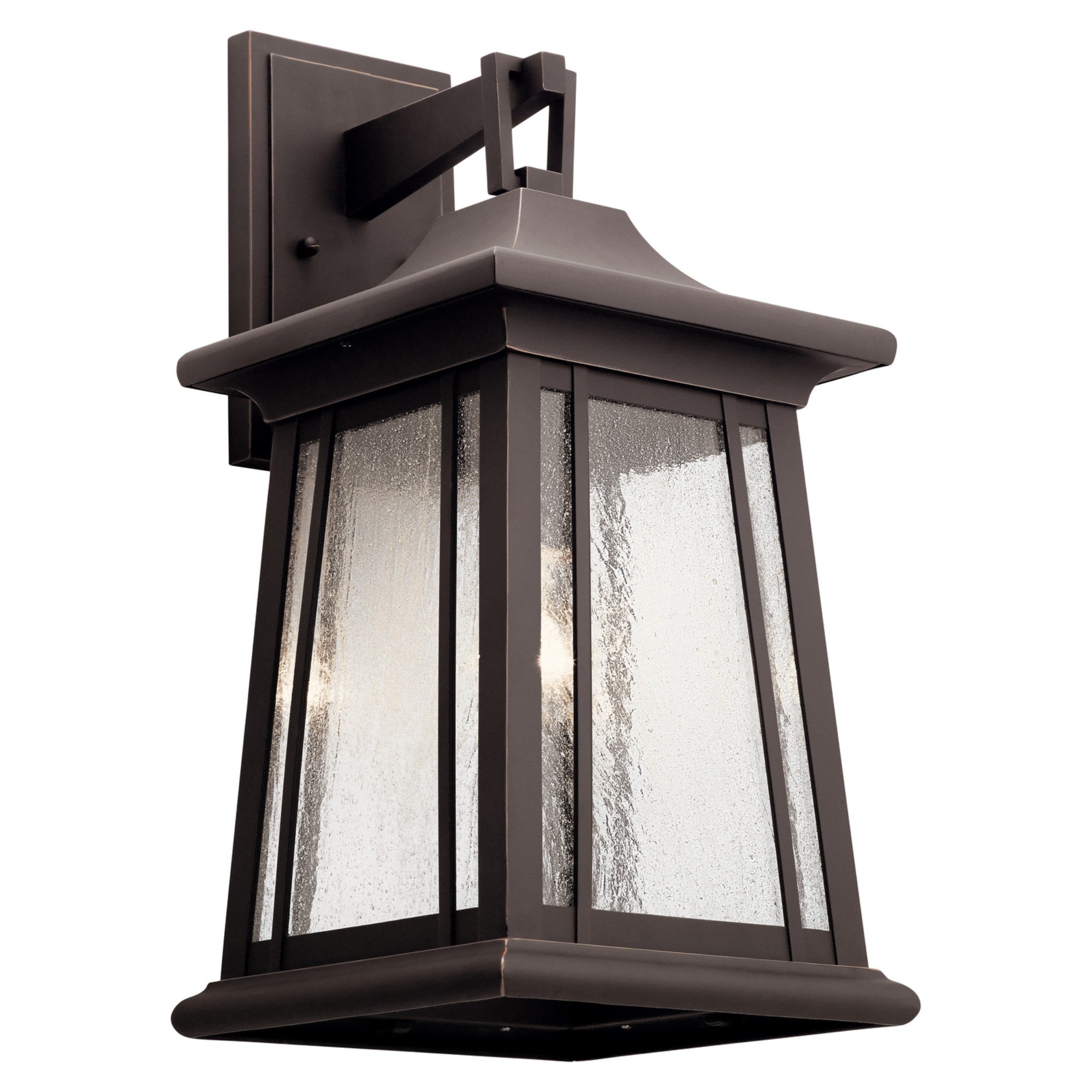 Taden 21" Outdoor Wall Light, Rubbed Bronze Finish - Bees Lighting