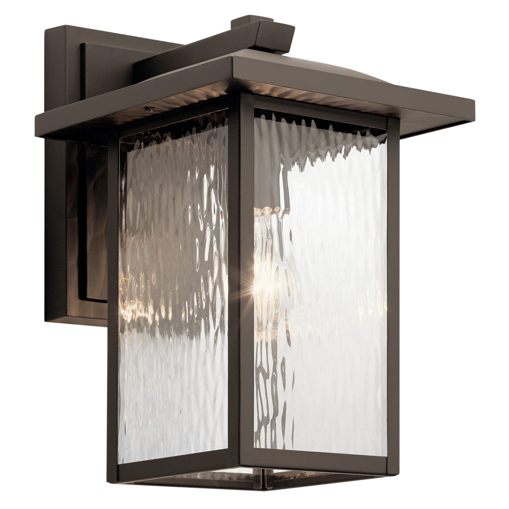 Capanna 13" Outdoor Wall Light, Olde Bronze Finish - Bees Lighting