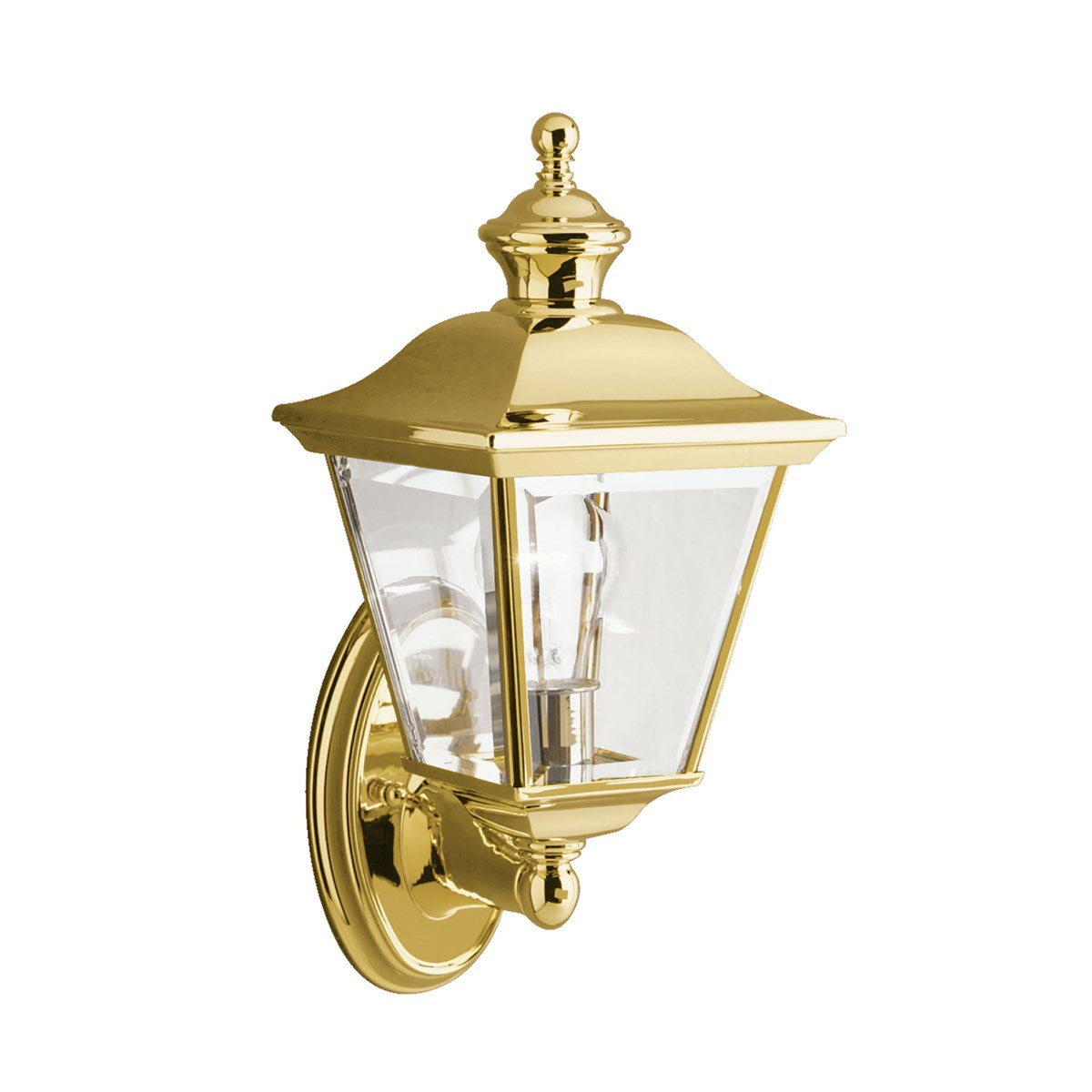 Bay Shore 20 in. Outdoor Wall Sconces Polished Brass Finish