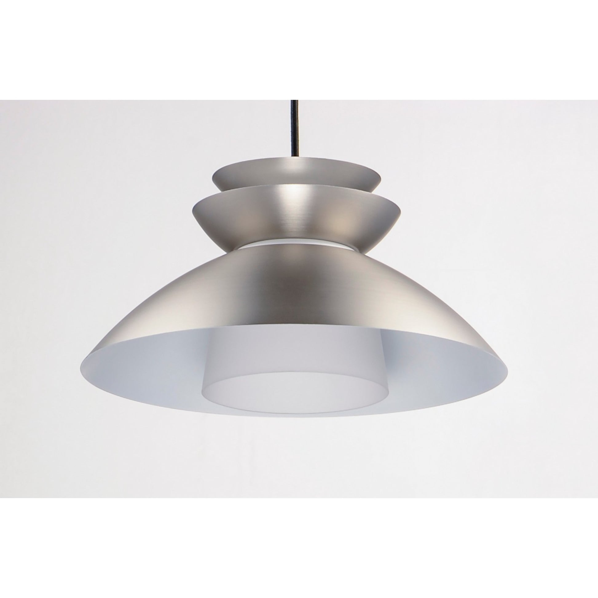 Nordic 14" Pendant, Brushed Platinum Finish - Bees Lighting