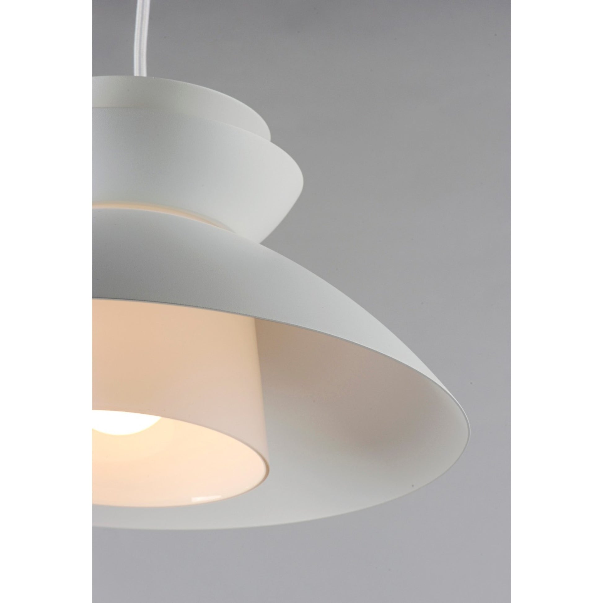 Nordic 14" Pendant, White Finish - Bees Lighting