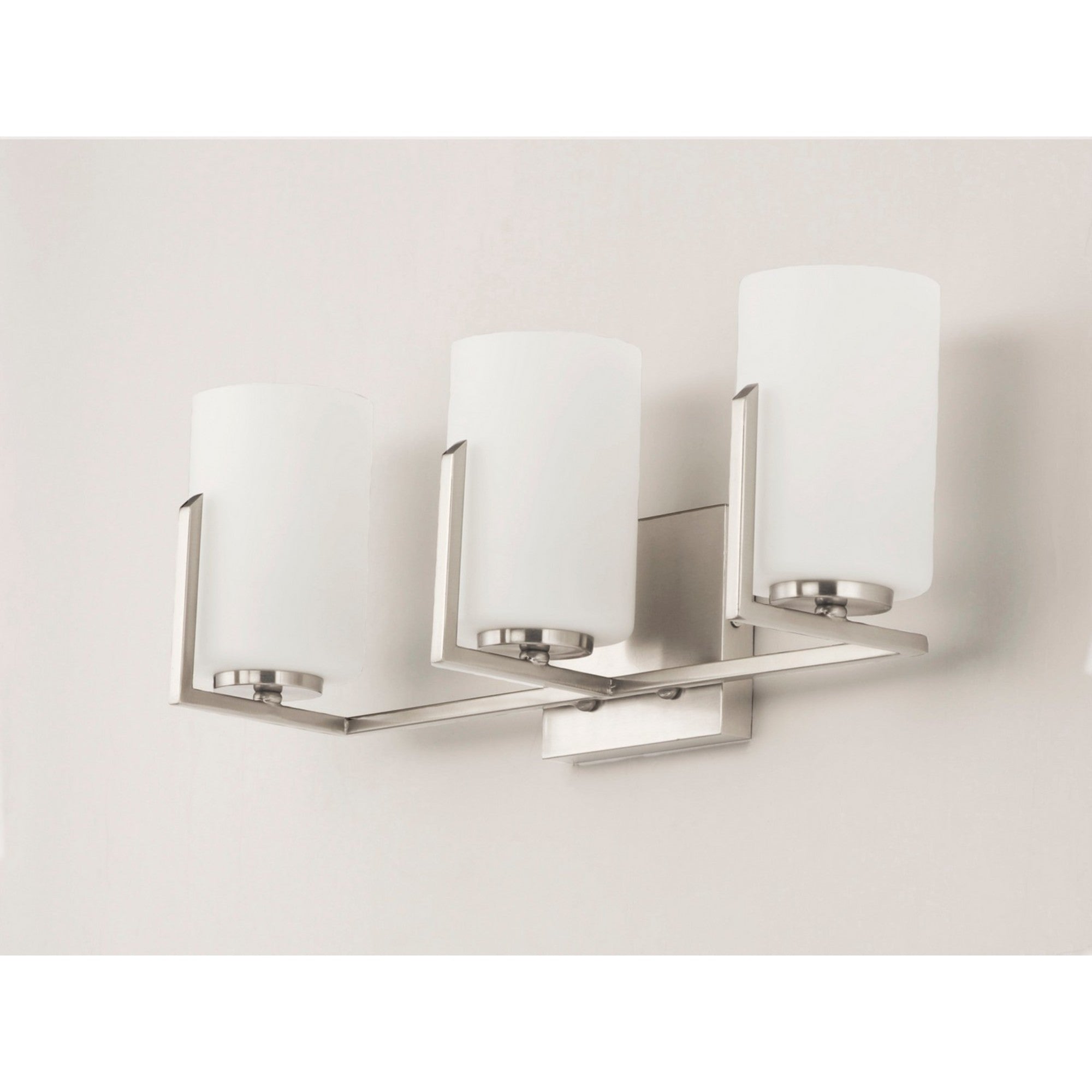 Dart 21" 3 Lights Vanity Light, Satin Nickel Finish - Bees Lighting