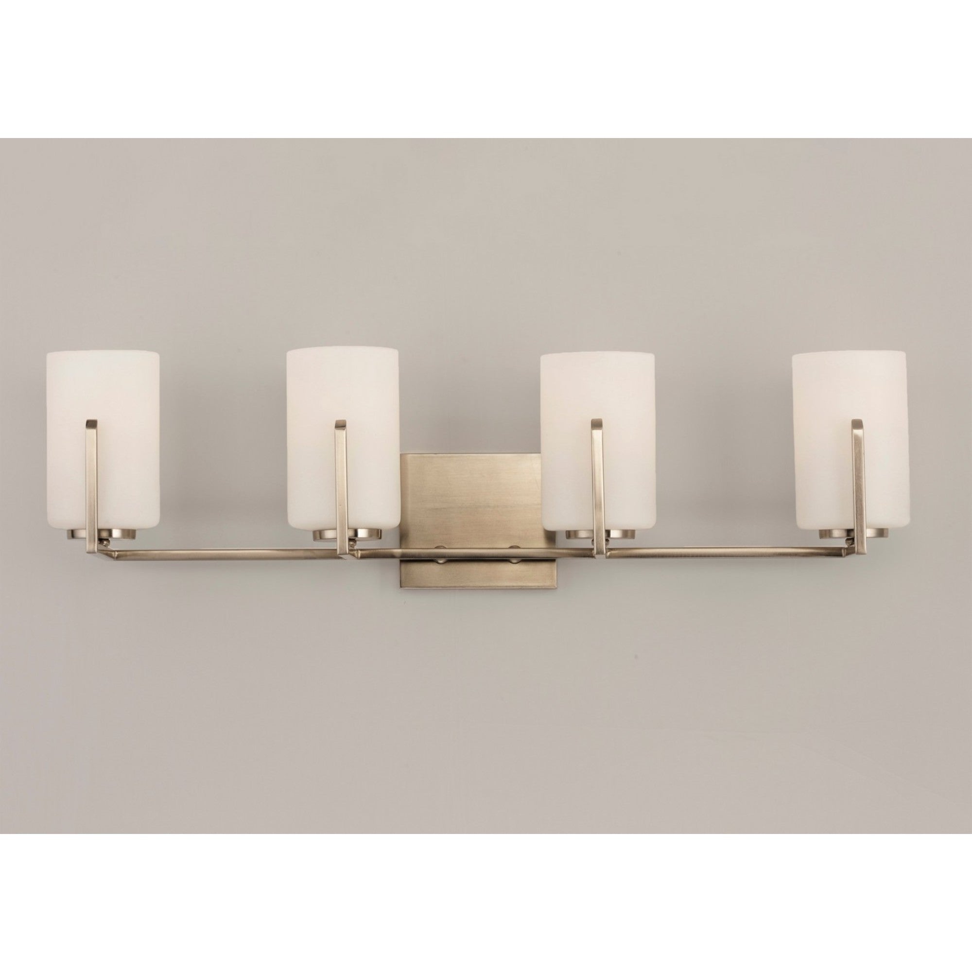 Dart 30" 4 Lights Vanity Light, Satin Nickel Finish - Bees Lighting
