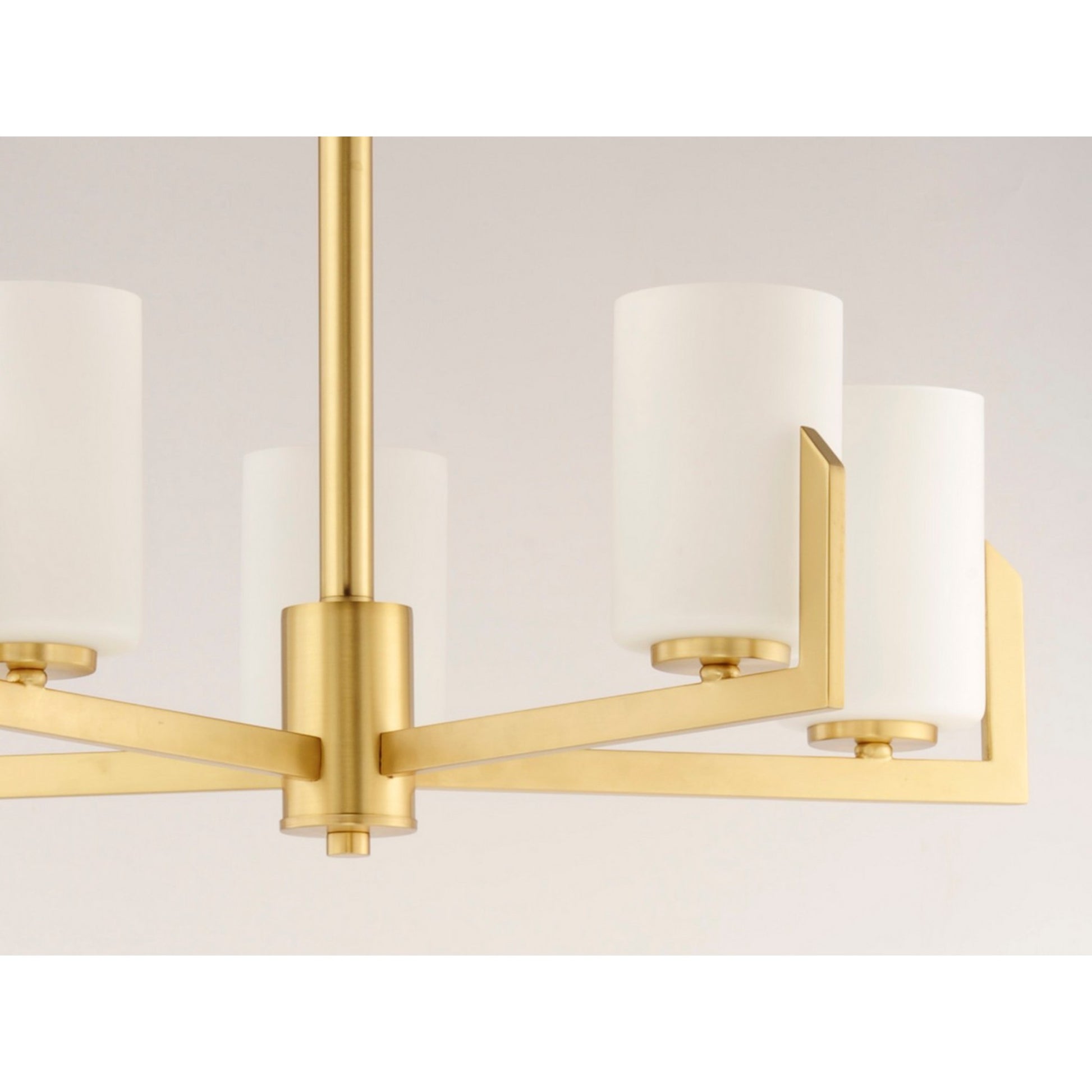 Dart 26" 5 Lights Chandelier, Brass Finish - Bees Lighting