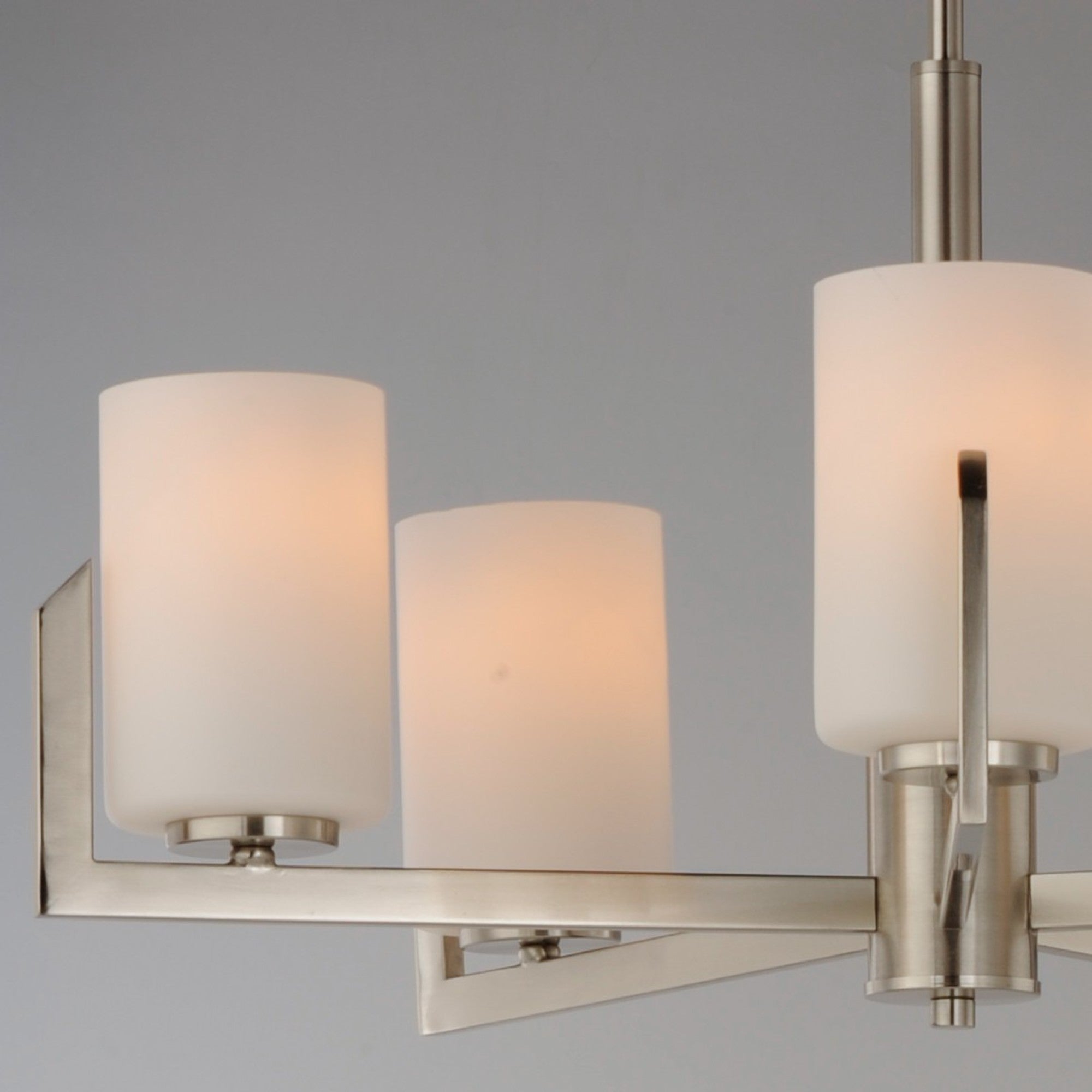 Dart 26" 5 Lights Chandelier, Nickel Finish - Bees Lighting