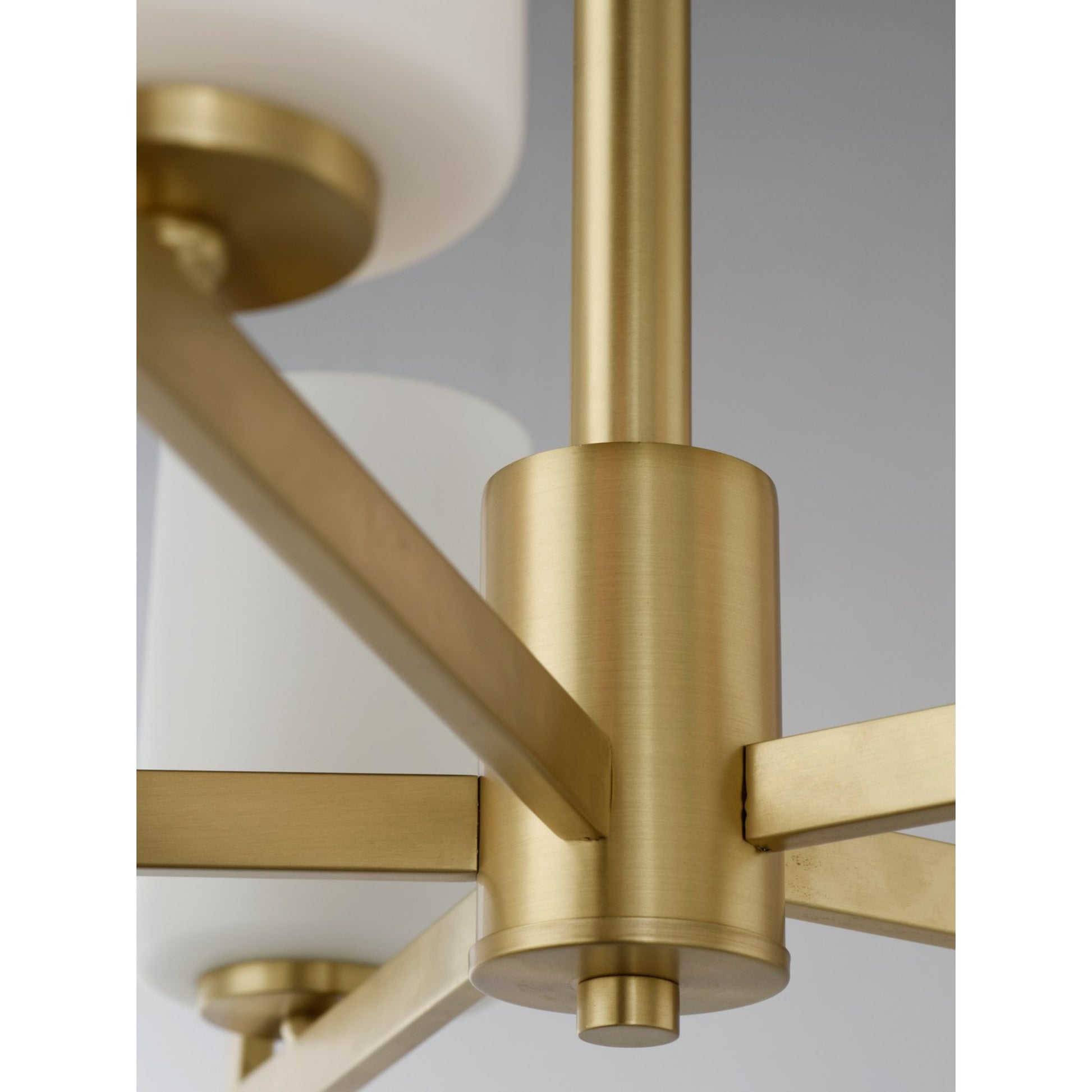 Dart 44" 8 Lights Chandelier, Brass Finish - Bees Lighting