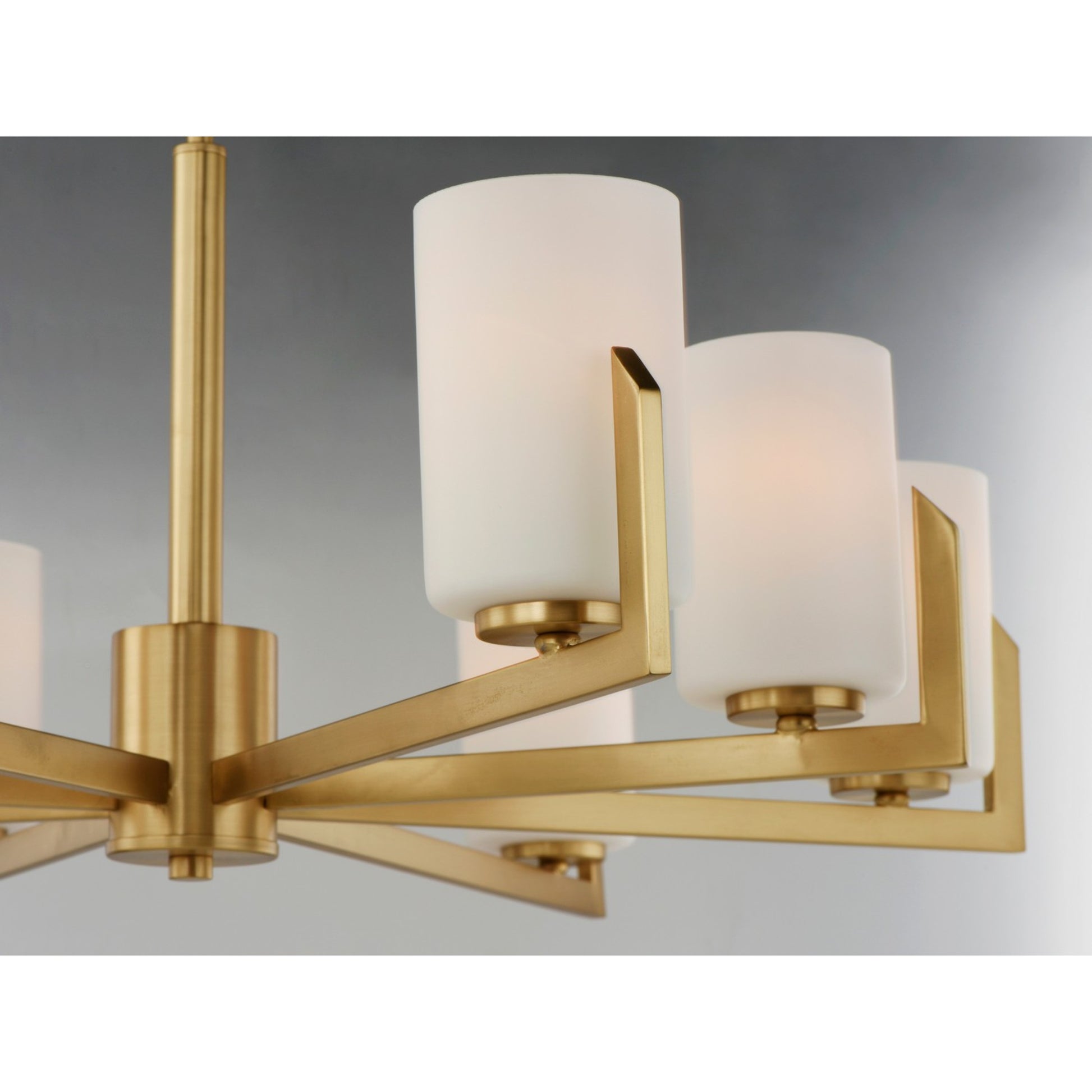 Dart 44" 8 Lights Chandelier, Brass Finish - Bees Lighting