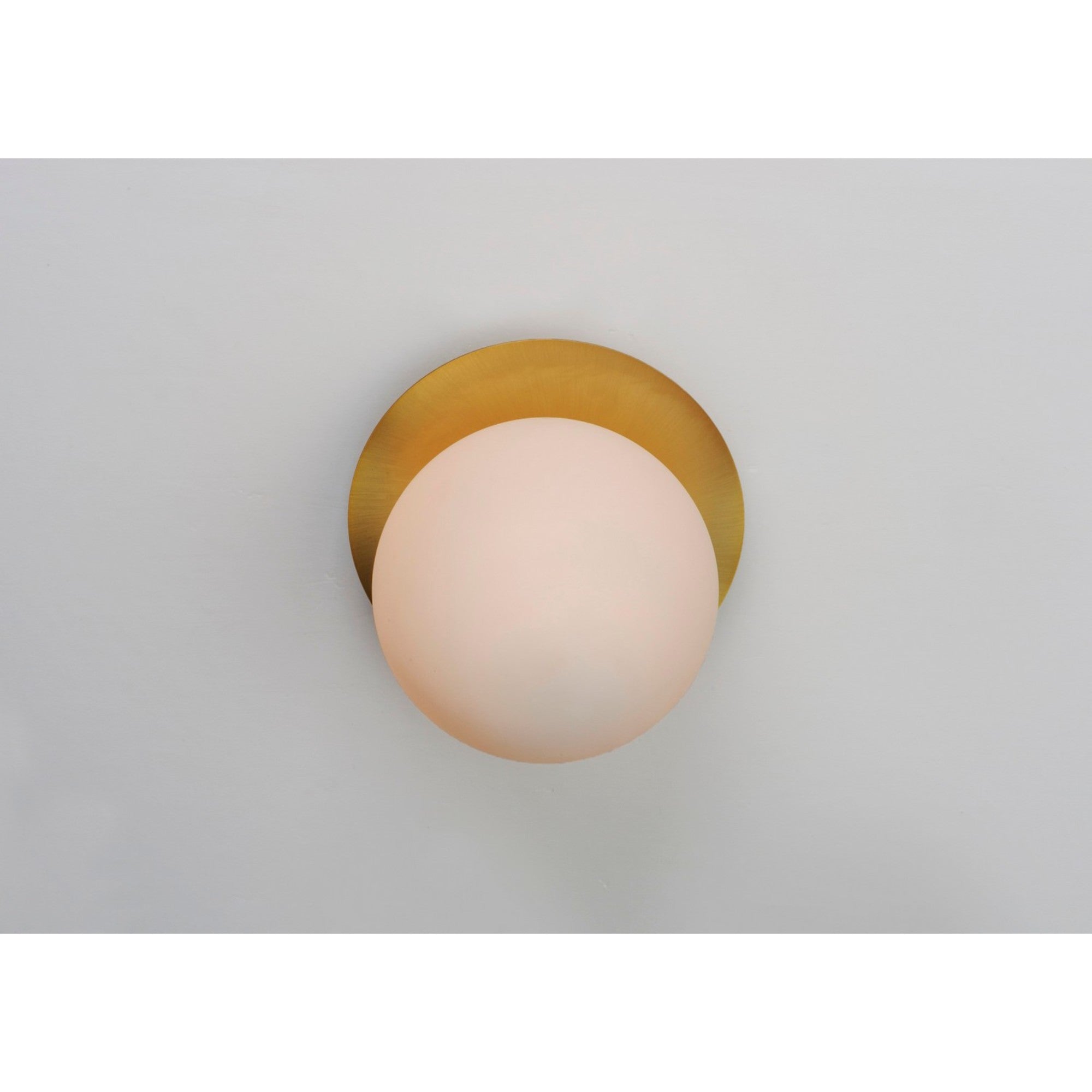 Vesper 7" Wall Sconce, Satin Brass & Black Finish - Bees Lighting