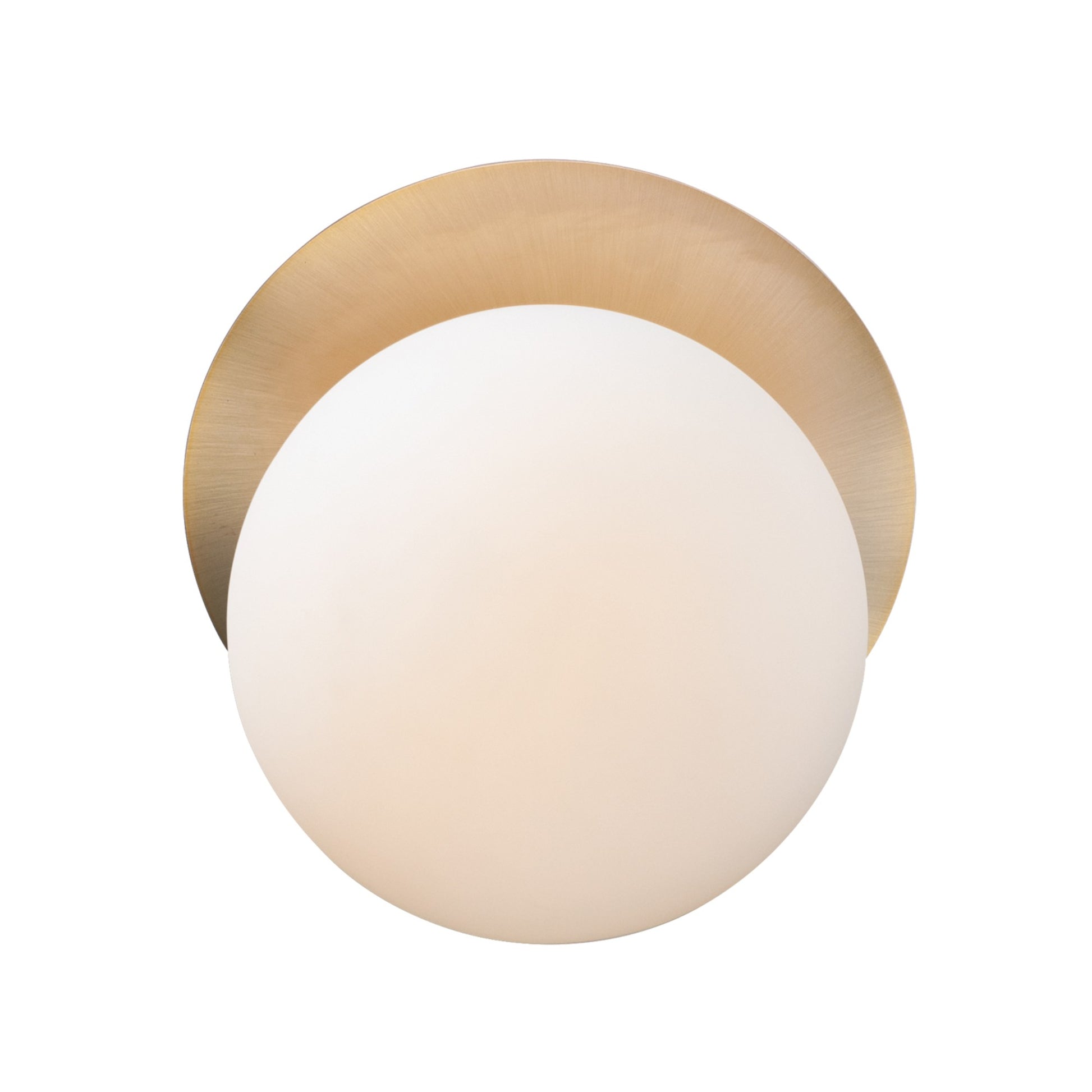 Vesper 7" Wall Sconce, Satin Brass & Black Finish - Bees Lighting