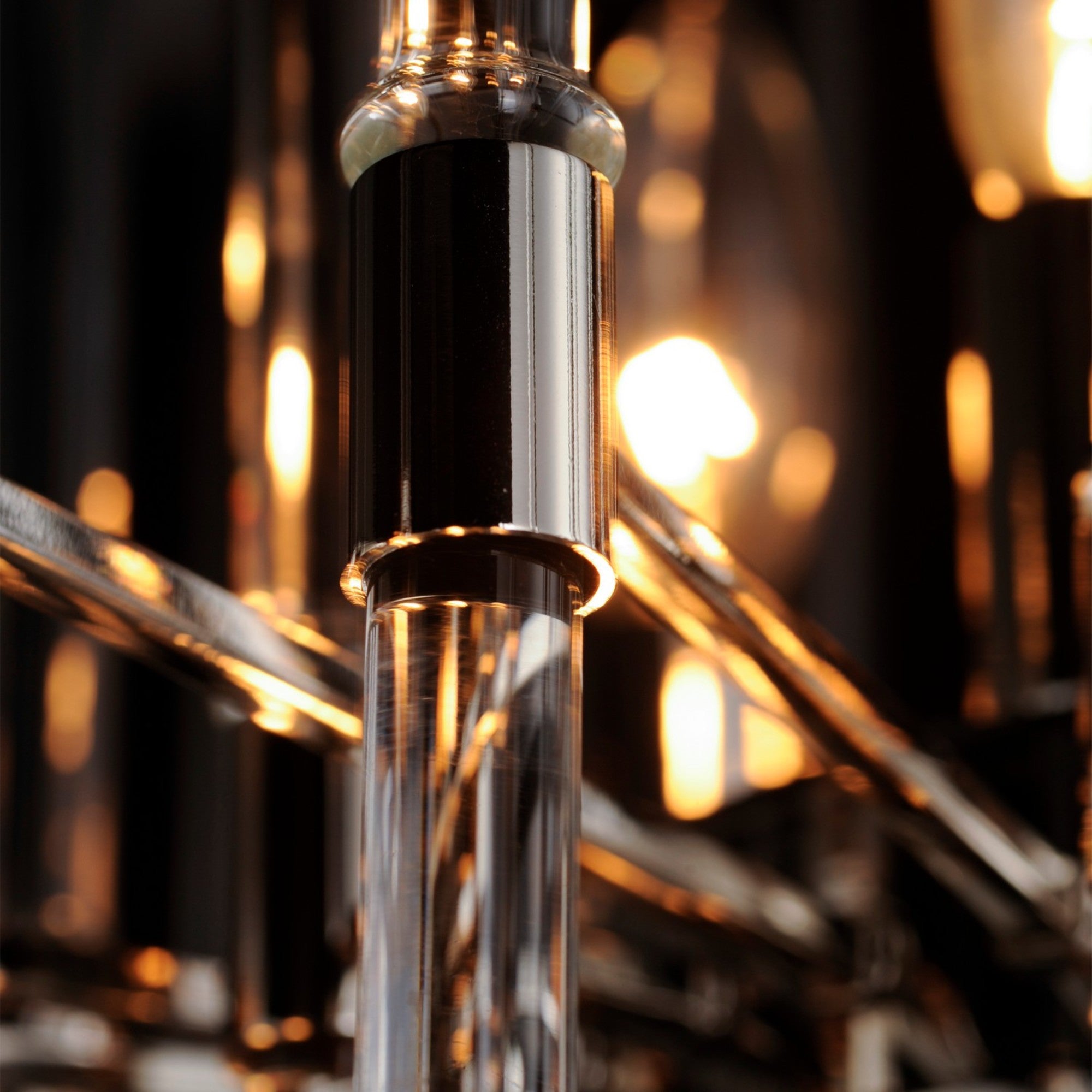 Divine 24" 8 Lights Chandelier, Polished Nickel finish - Bees Lighting