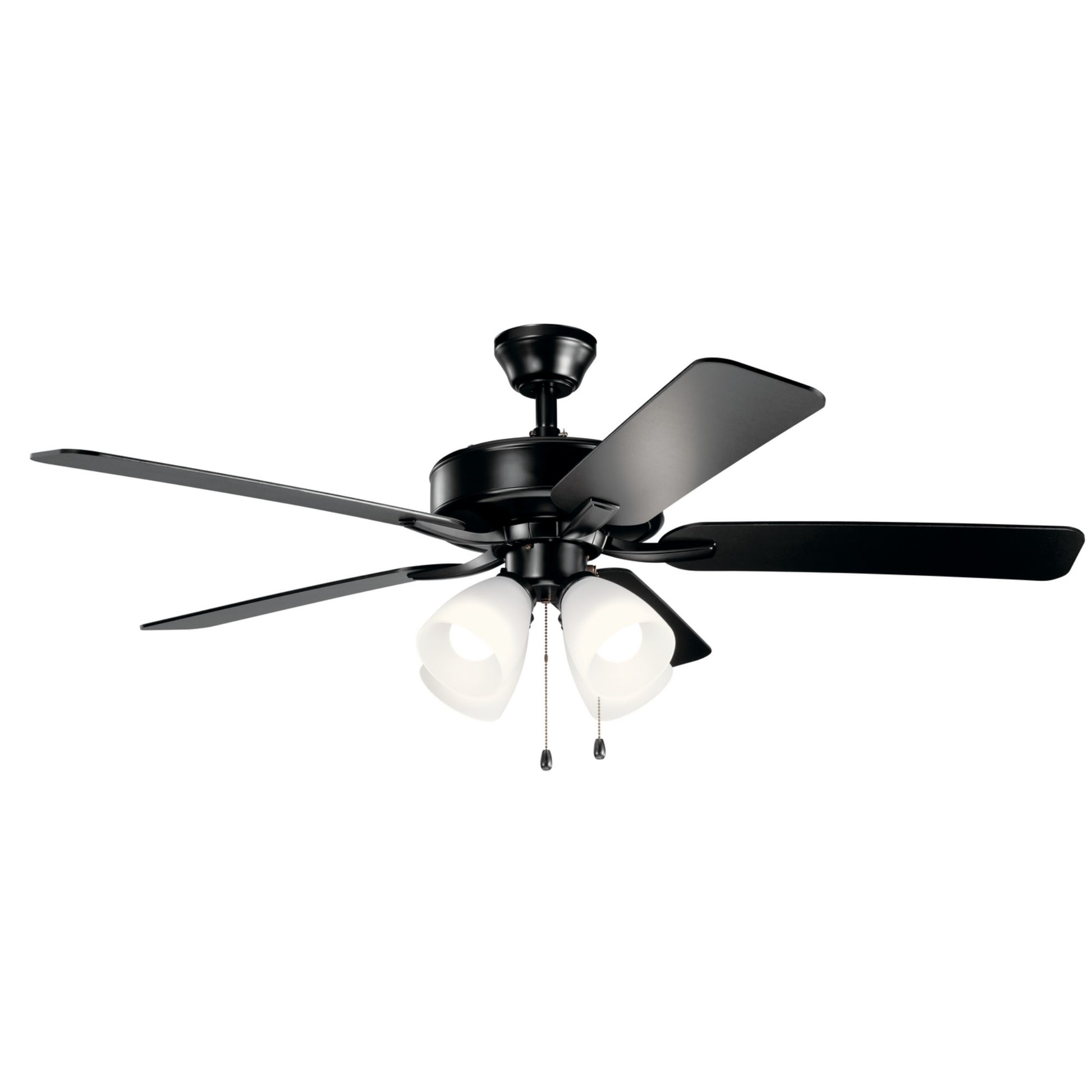 Basics Pro Premier 52" LED Ceiling Fan with Etched Glass - Bees Lighting