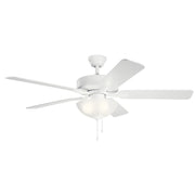 Basics Pro Select 52" Ceiling Fan with Light Kit - Bees Lighting