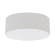Anton 15" LED Flush Mount, Linen White Finish - Bees Lighting