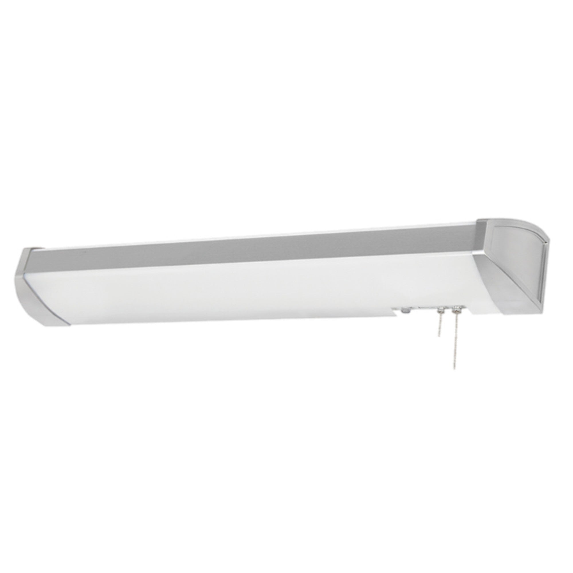 Ideal 52" 3-Light Overbed Wall Light, Brushed Nickel Finish - Bees Lighting