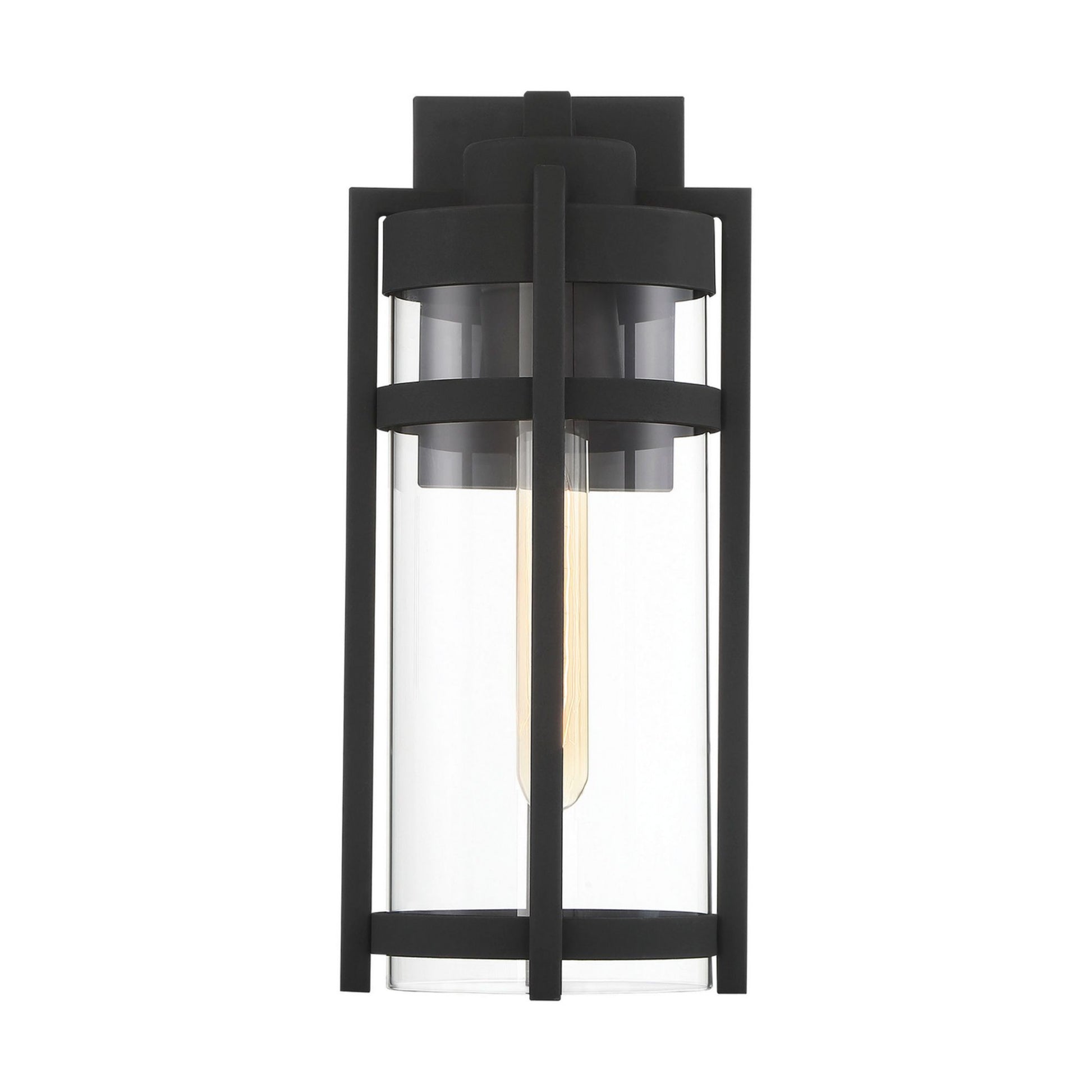 TofIno 15" Outdoor Wall Light, Black Finish - Bees Lighting