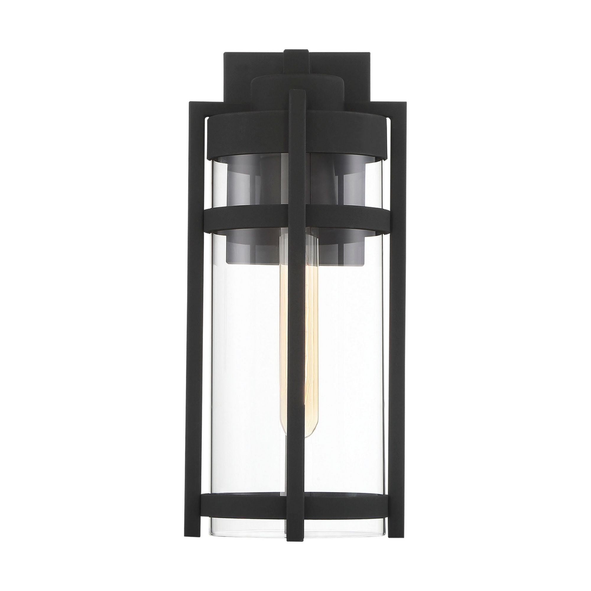 TofIno 15" Outdoor Wall Light, Black Finish - Bees Lighting