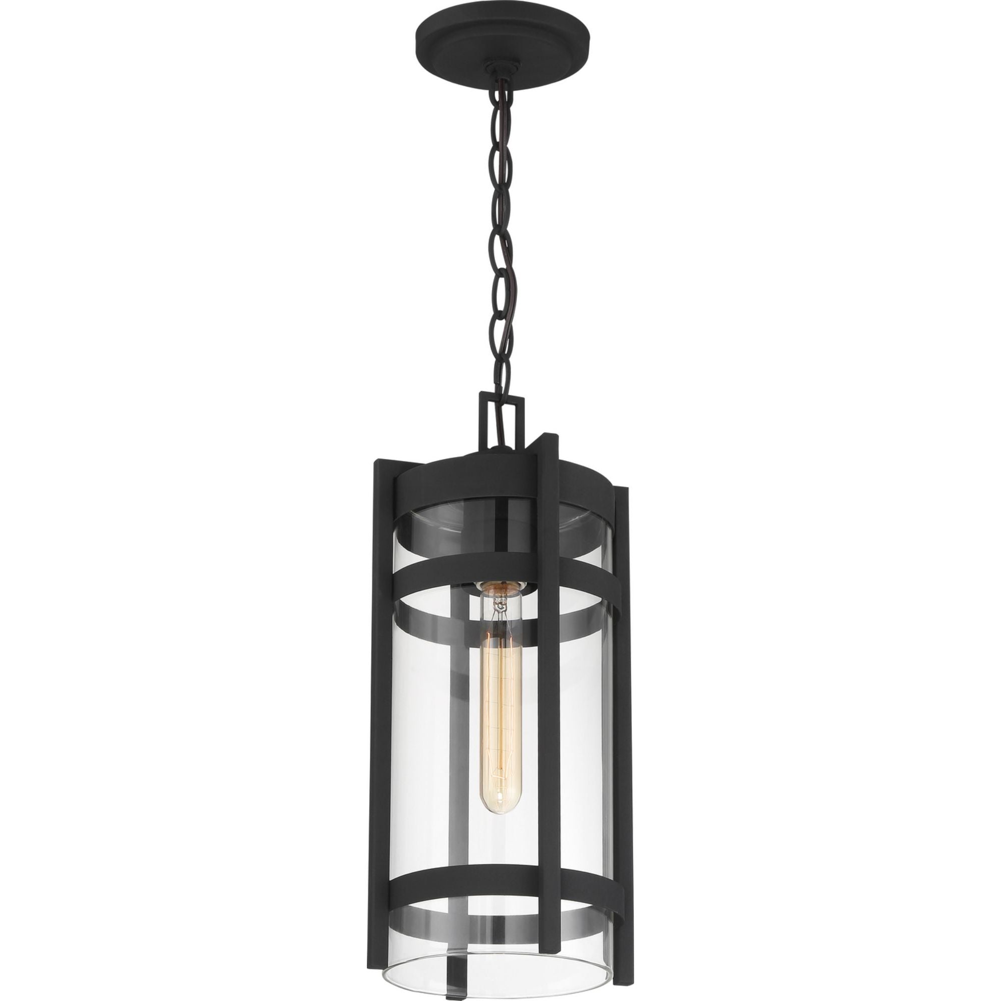 TofIno 16" Outdoor Hanging Lantern, Black finish - Bees Lighting