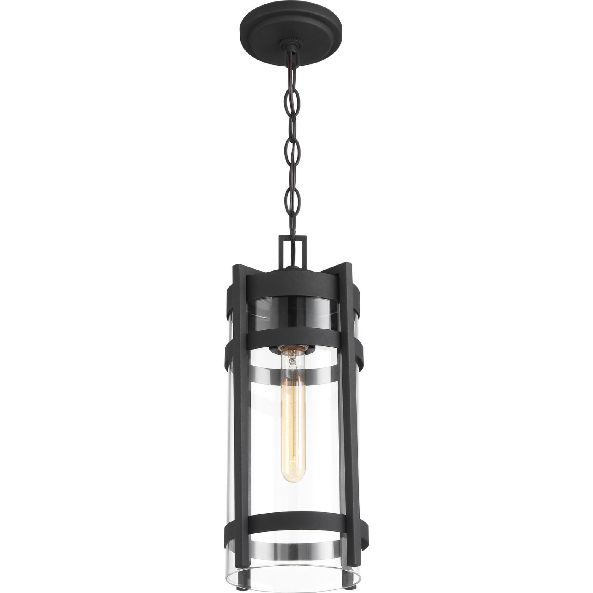 TofIno 16" Outdoor Hanging Lantern, Black finish - Bees Lighting