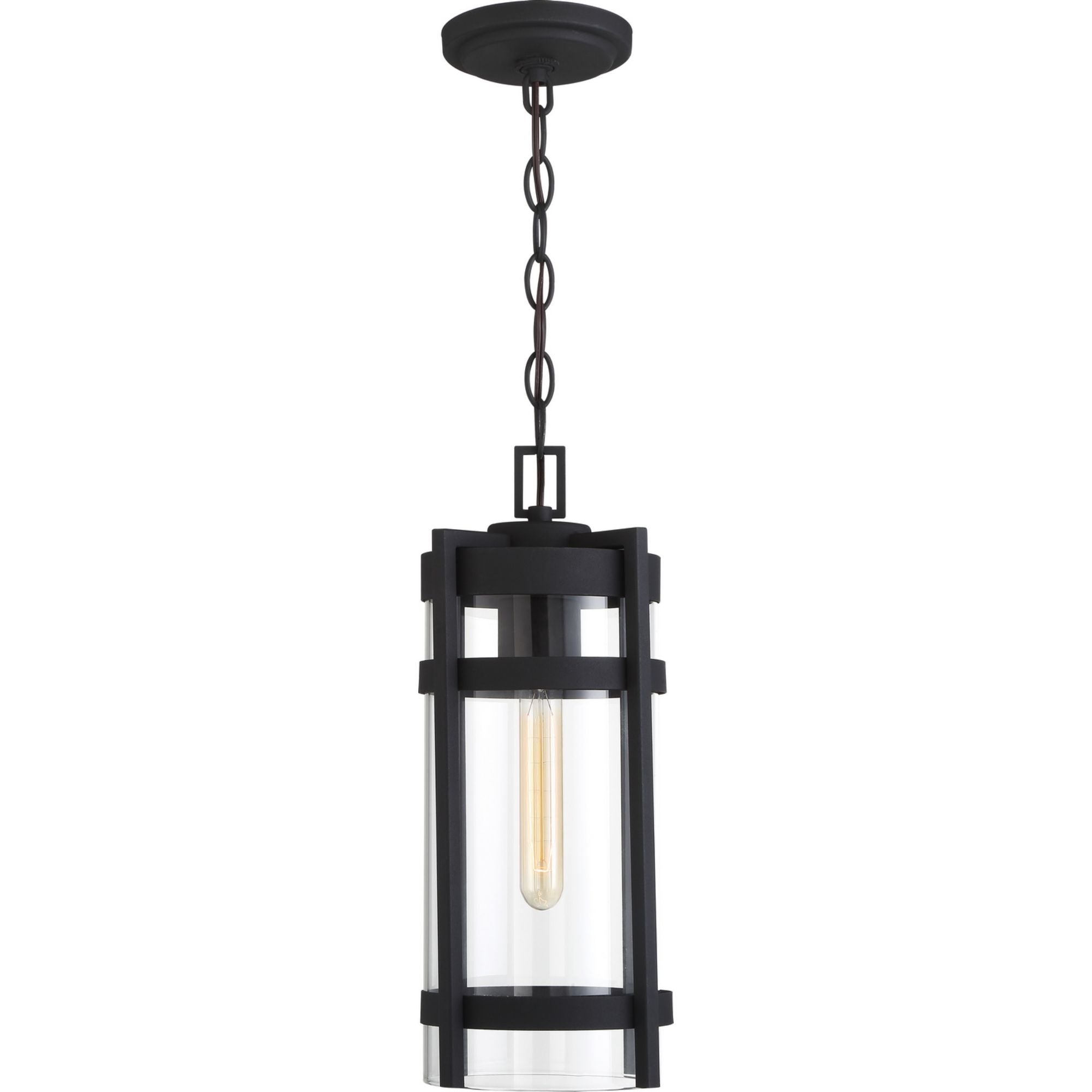 TofIno 16" Outdoor Hanging Lantern, Black finish - Bees Lighting