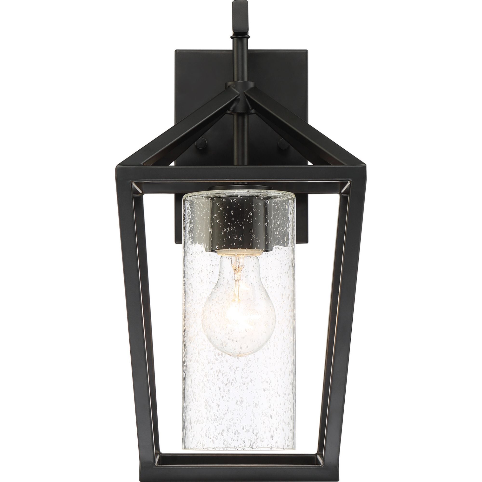 Hopewell 15" Outdoor Wall Light, Black Finish - Bees Lighting