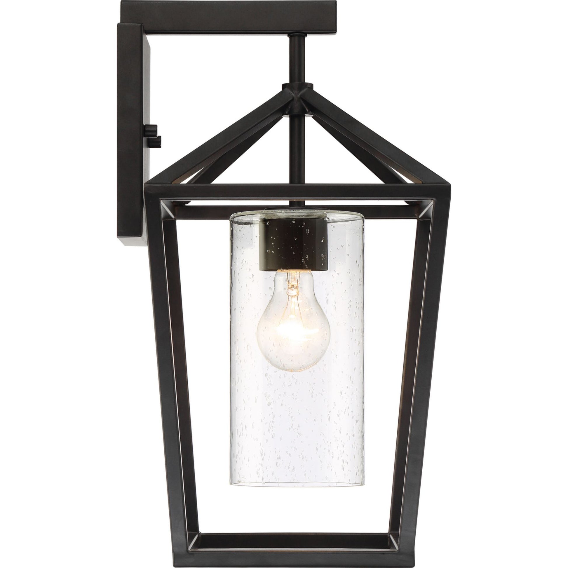 Hopewell 17" Outdoor Wall Light, Black Finish - Bees Lighting
