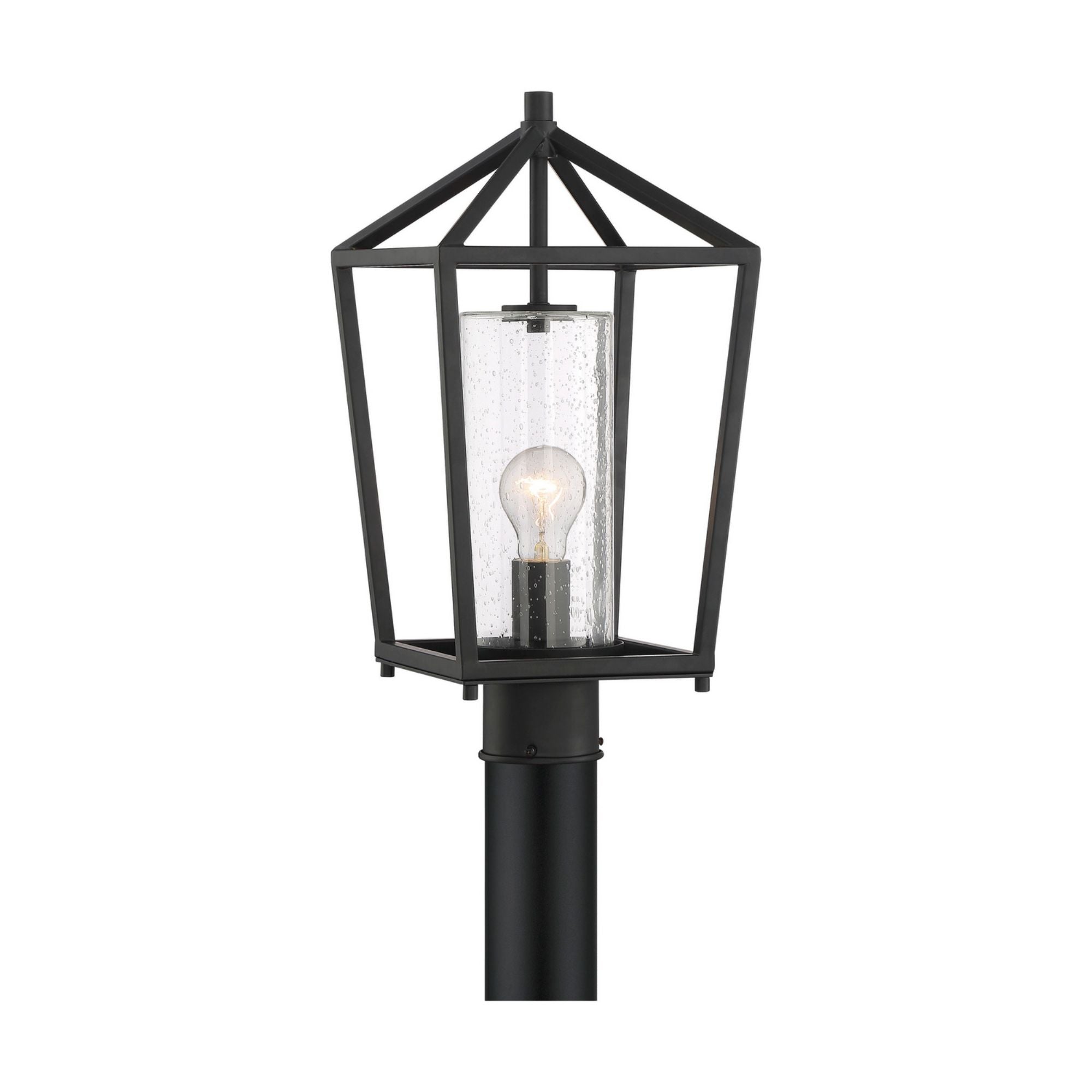 Hopewell 18 In. Lantern Head Black finish