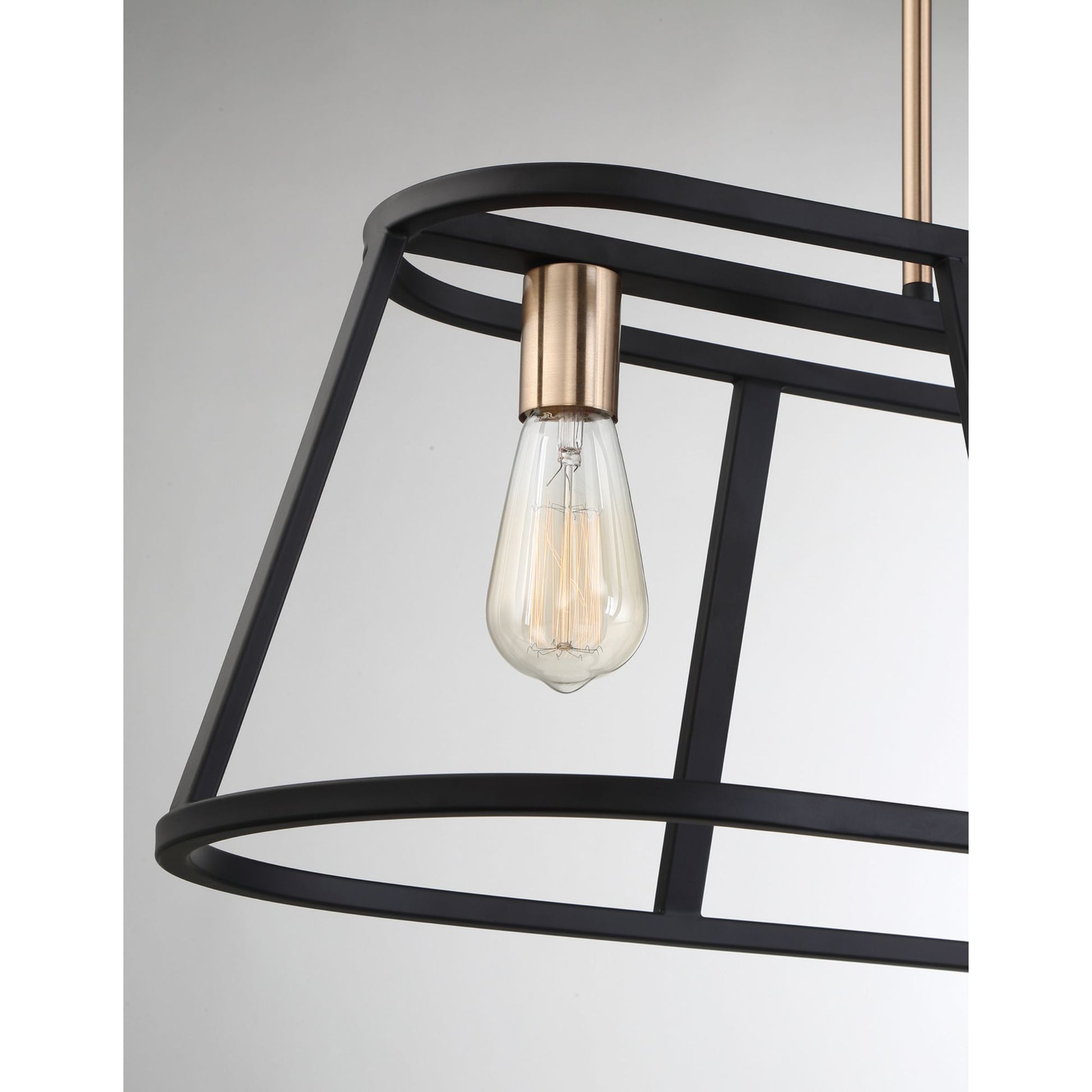 Chassis 40" 4 Lights Pendant, Brass Finish - Bees Lighting