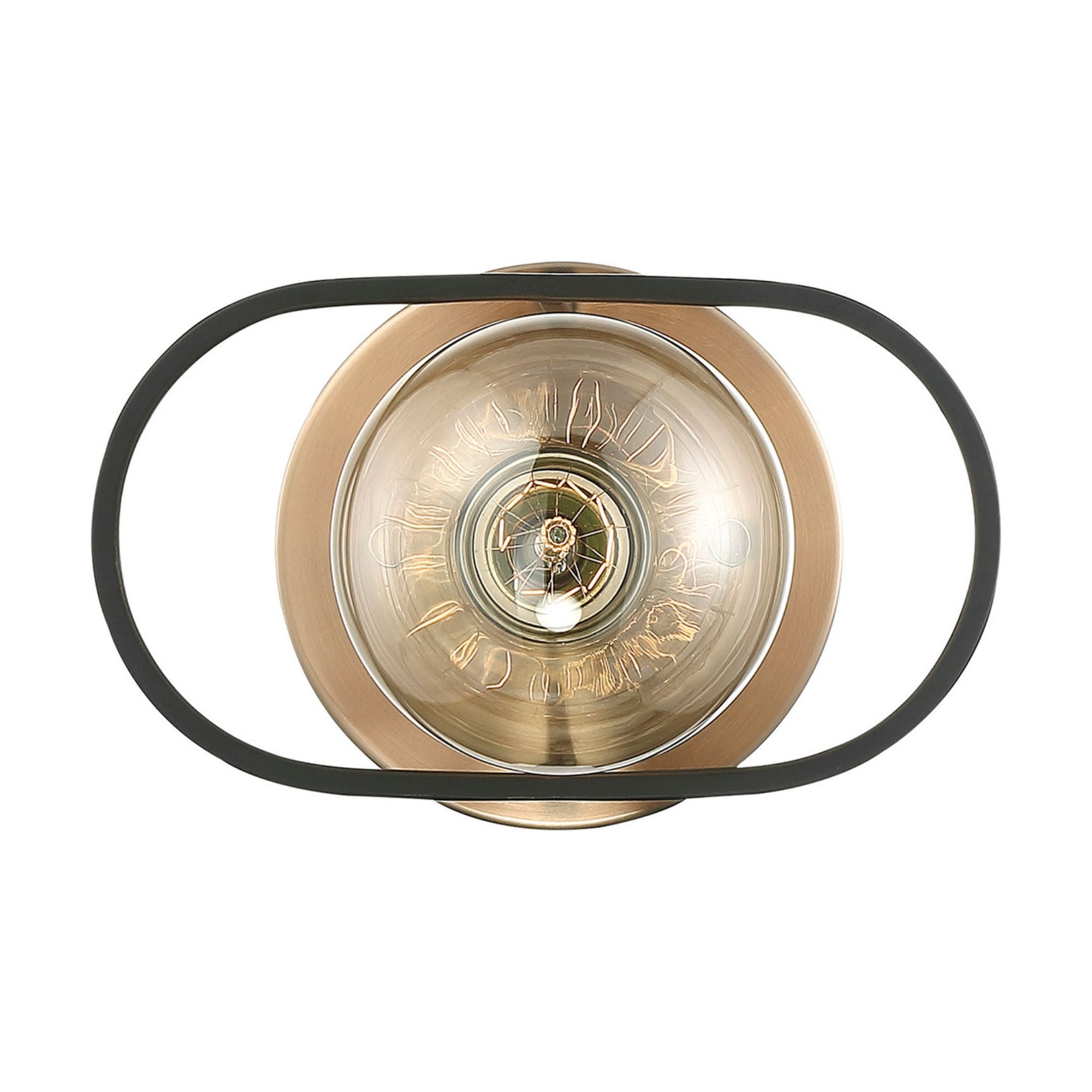 Chassis 8" Armed Sconce, Brass Finish - Bees Lighting