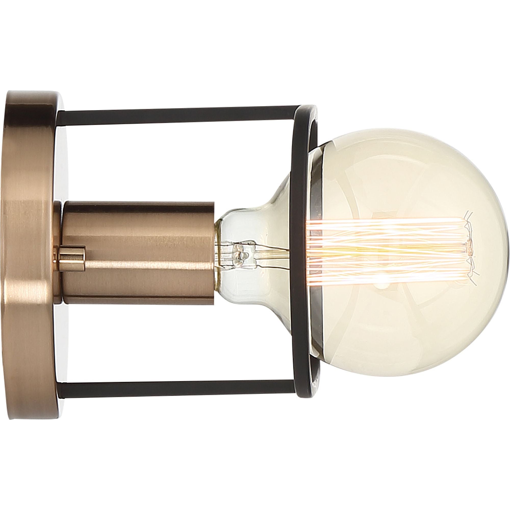Chassis 8" Armed Sconce, Brass Finish - Bees Lighting