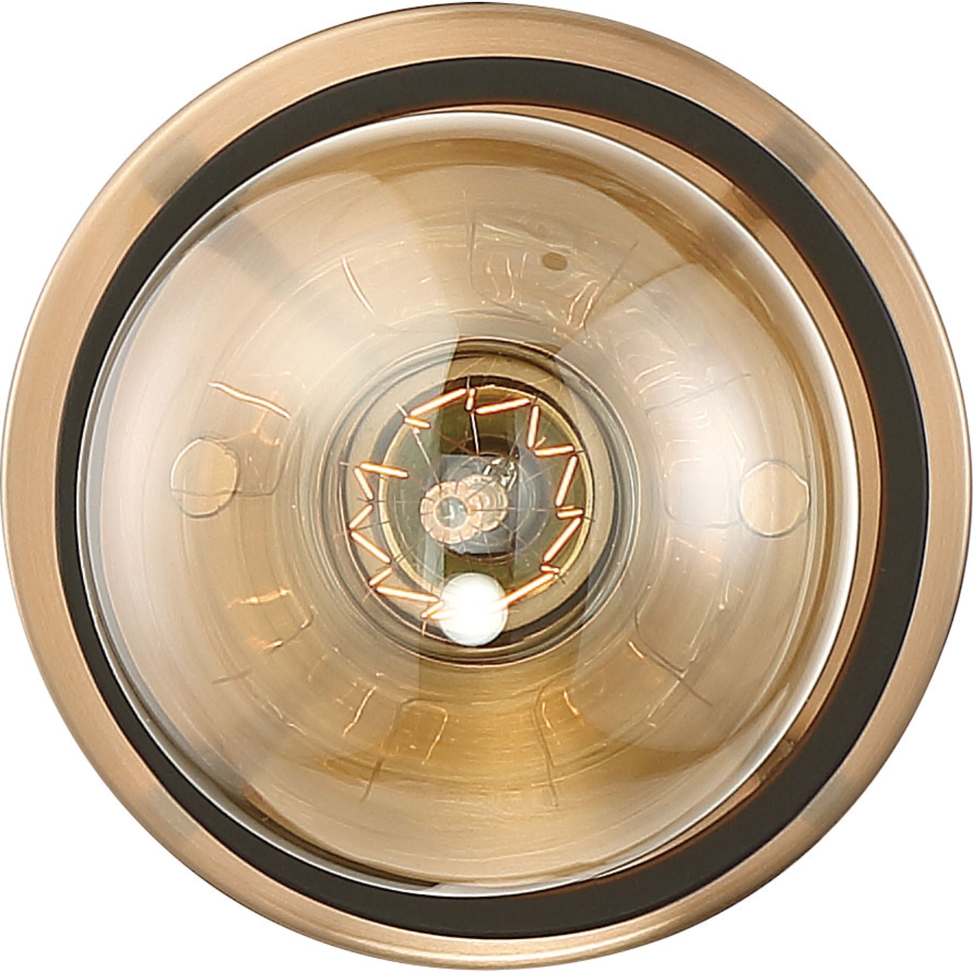 Chassis 8" Armed Sconce, Brass Finish - Bees Lighting