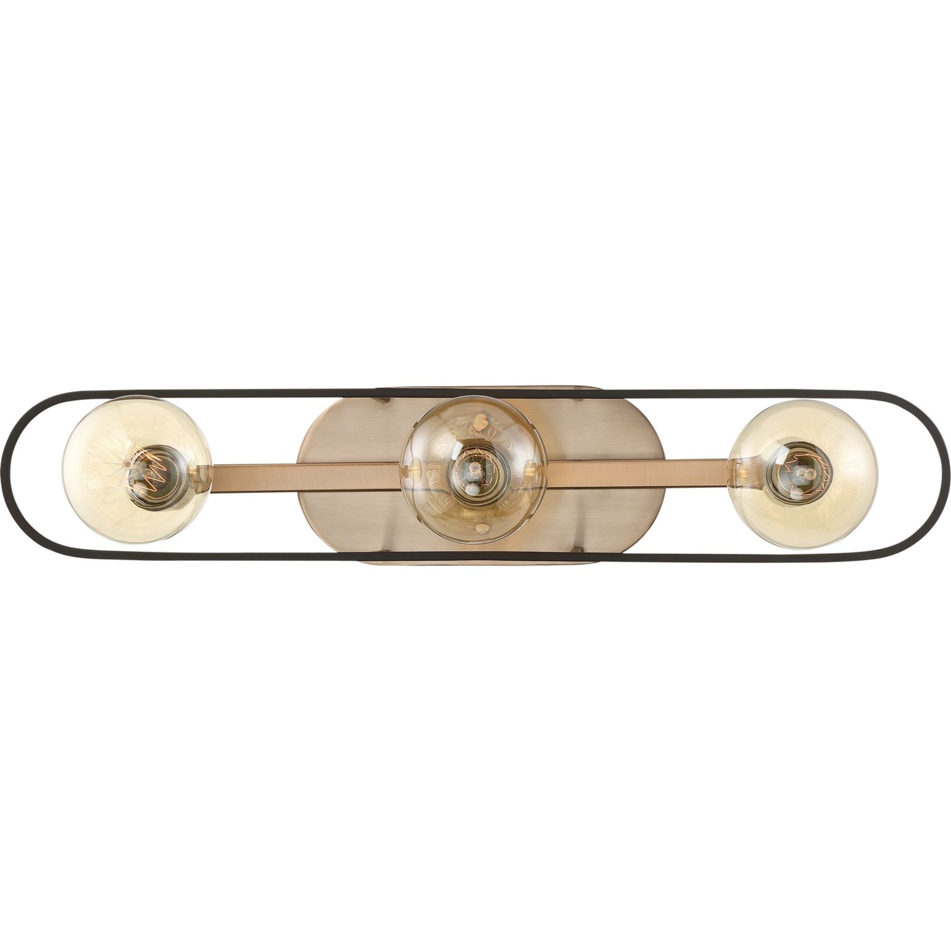 Chassis 24" 3 Lights Bath Vanity, Copper Finish - Bees Lighting