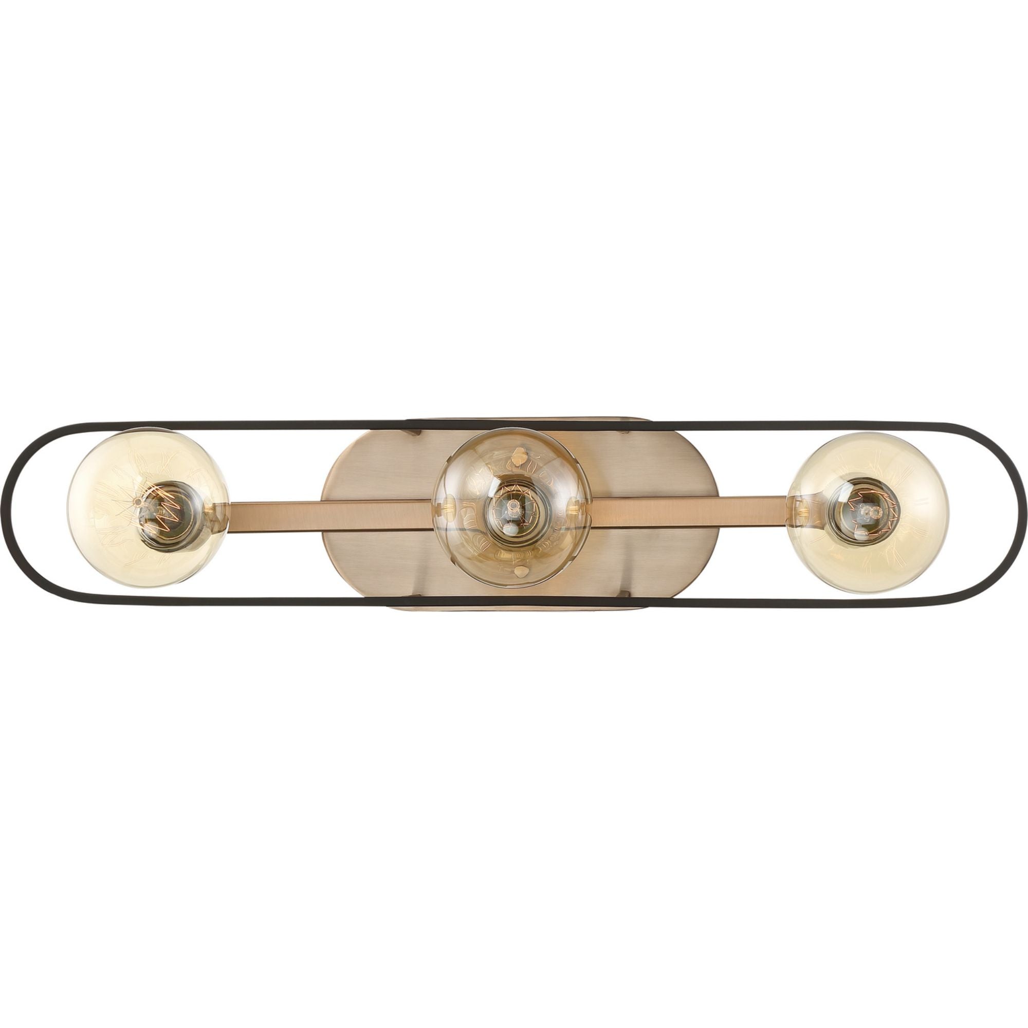 Chassis 24" 3 Lights Bath Vanity, Copper Finish - Bees Lighting