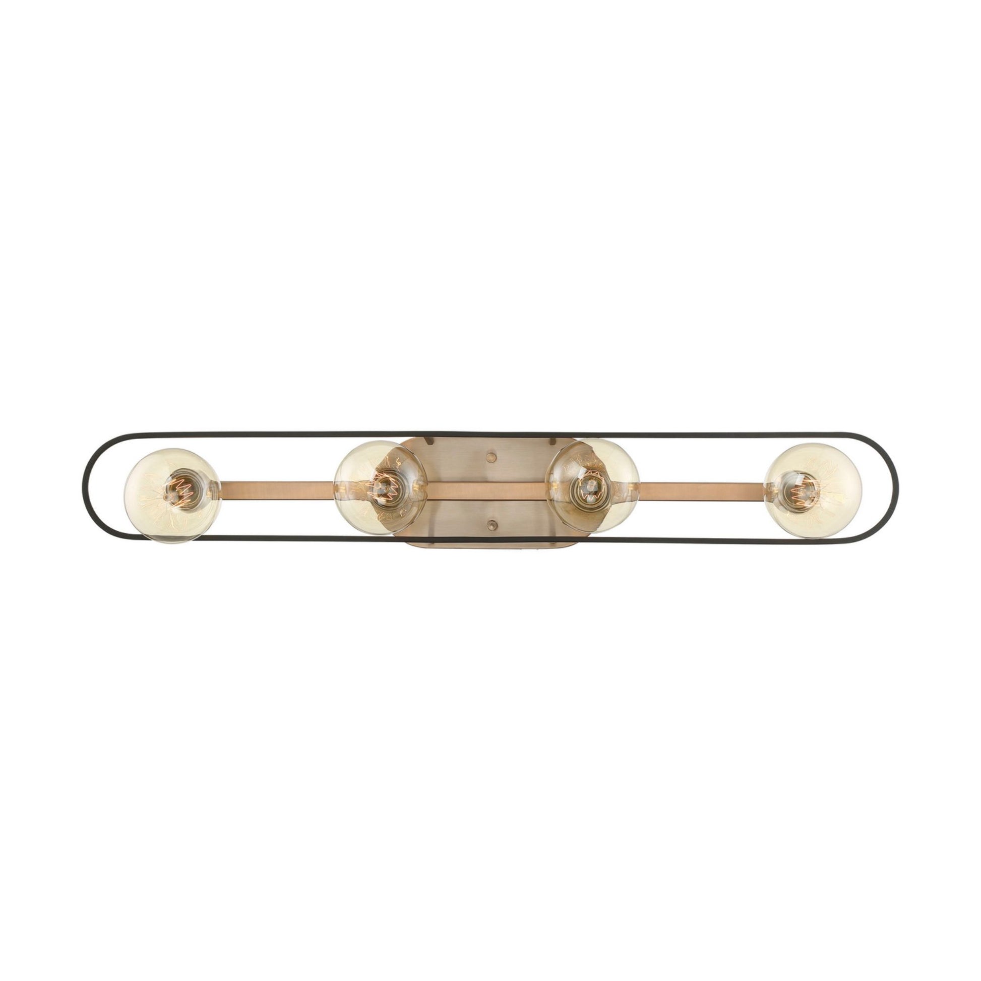 Chassis 32" 4 Lights Bath Vanity, Copper Finish - Bees Lighting