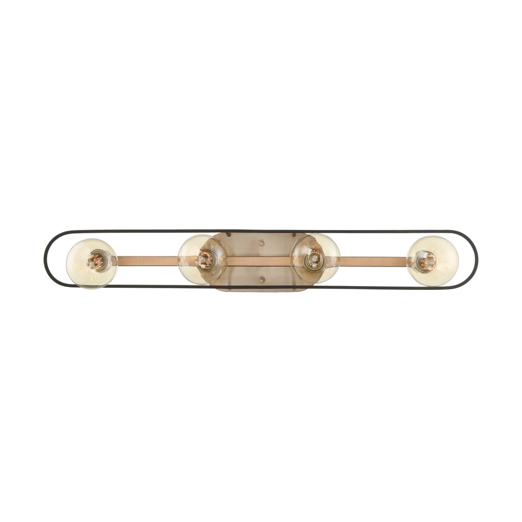 Chassis 32" 4 Lights Bath Vanity, Copper Finish - Bees Lighting