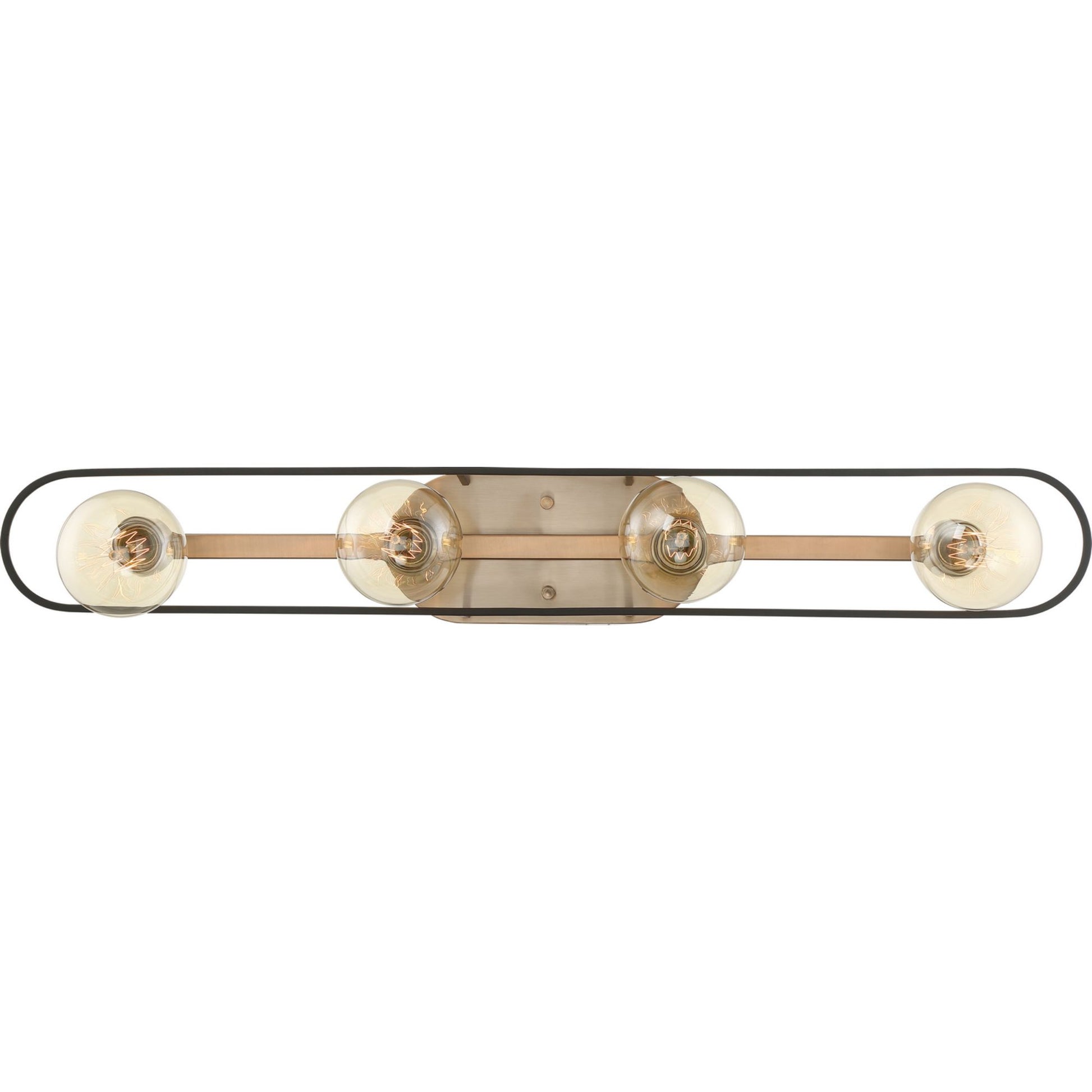Chassis 32" 4 Lights Bath Vanity, Copper Finish - Bees Lighting
