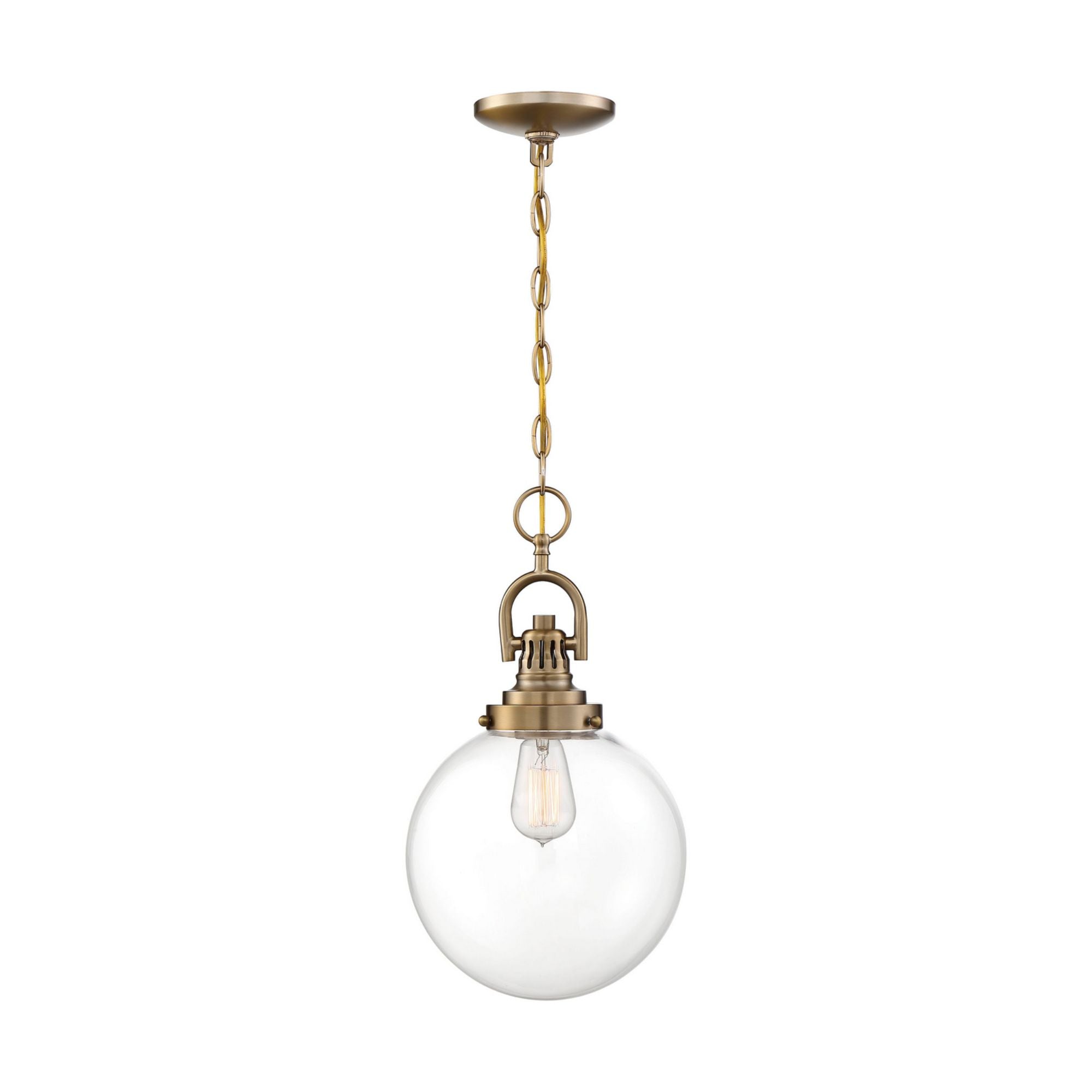 Skyloft 10" Pendant, Brass Finish - Bees Lighting