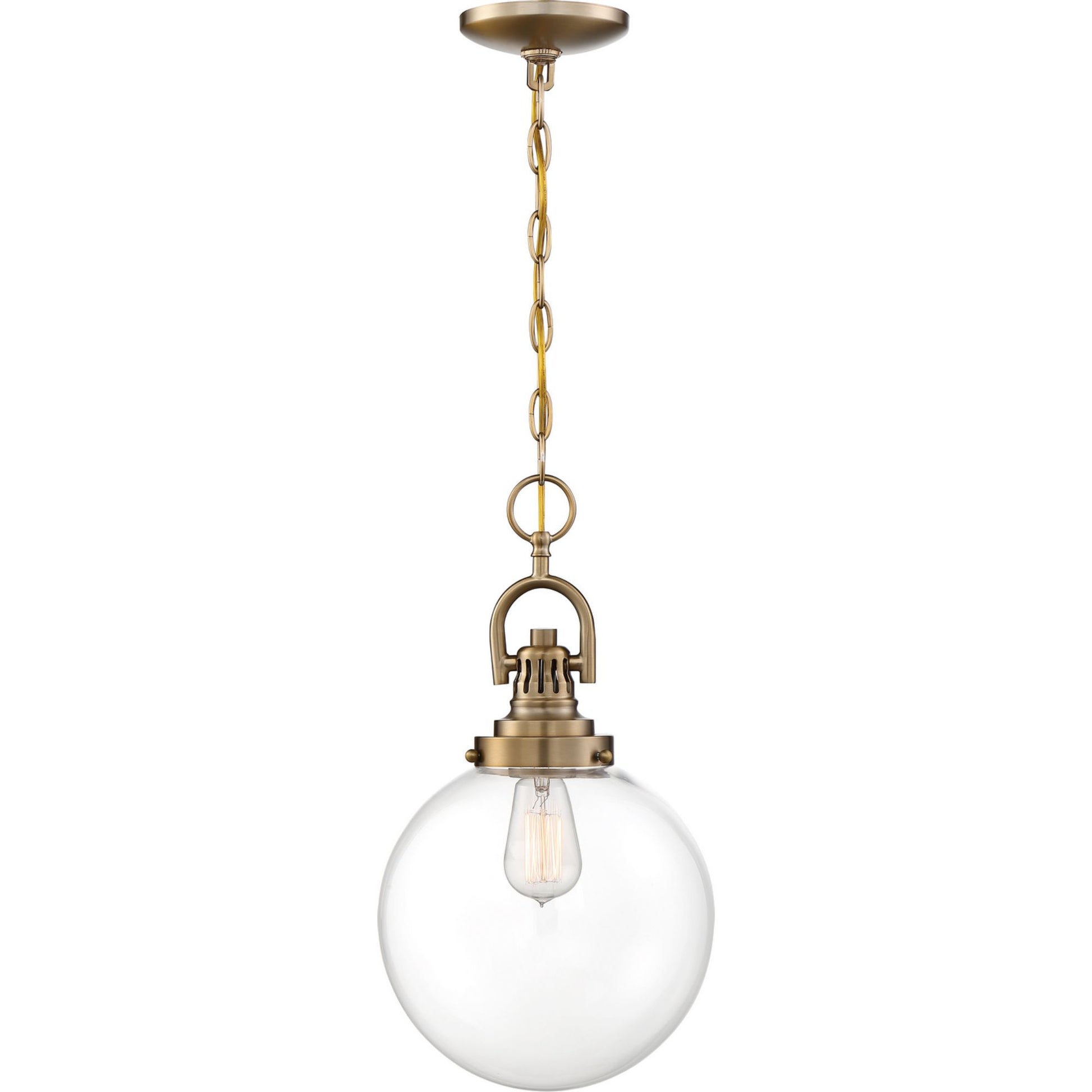 Skyloft 10" Pendant, Brass Finish - Bees Lighting