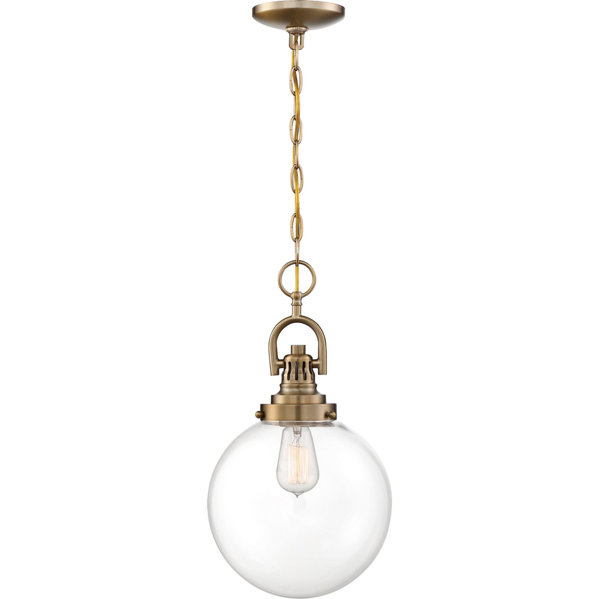 Skyloft 10" Pendant, Brass Finish - Bees Lighting