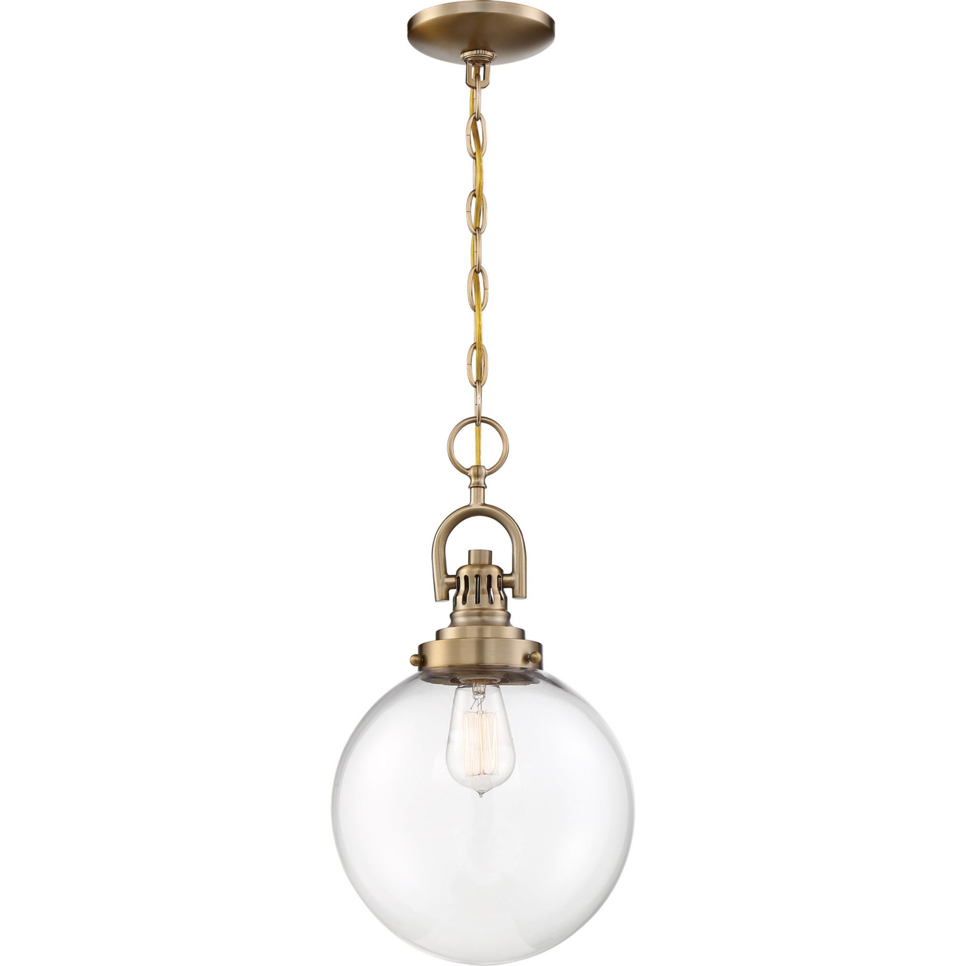 Skyloft 10" Pendant, Brass Finish - Bees Lighting