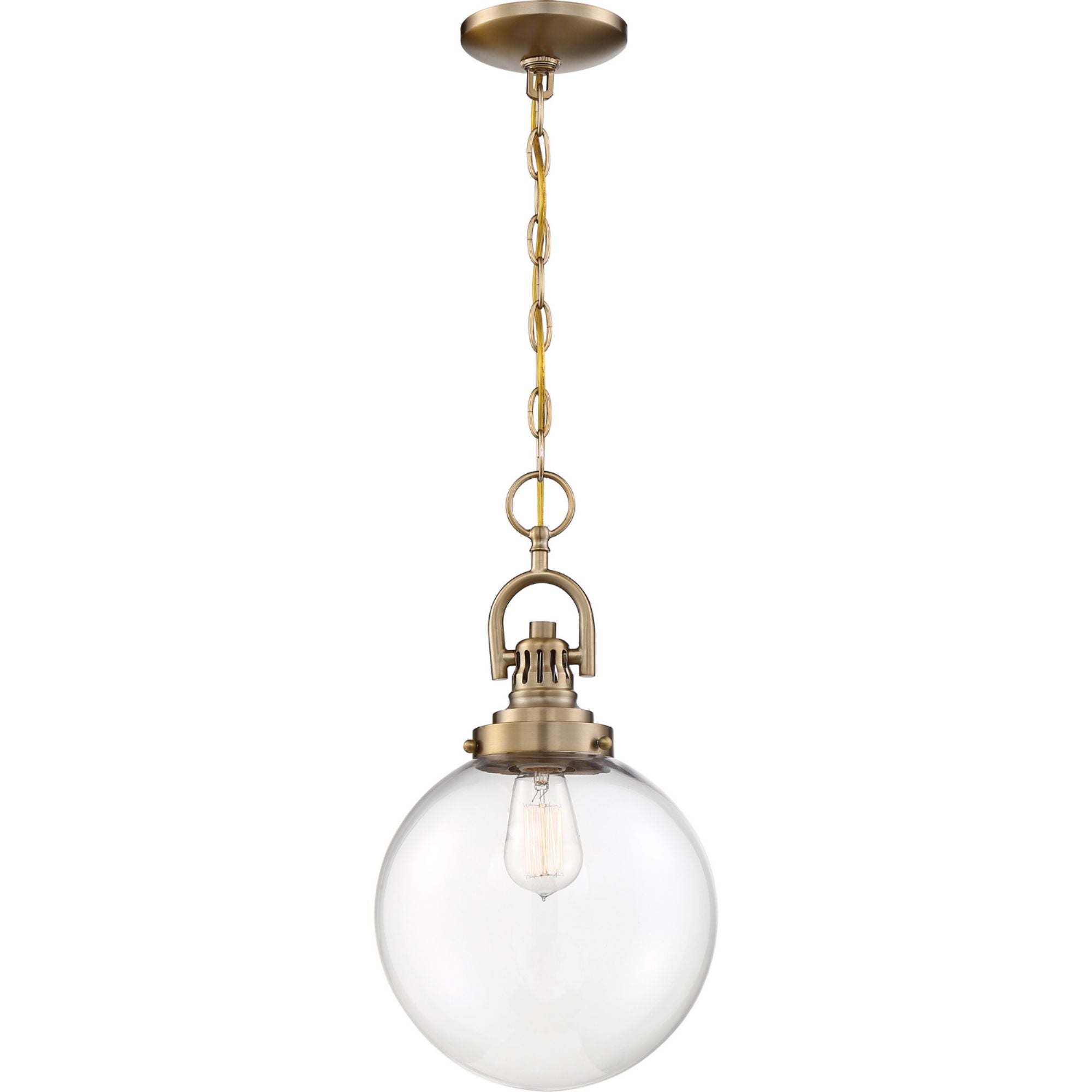 Skyloft 10" Pendant, Brass Finish - Bees Lighting