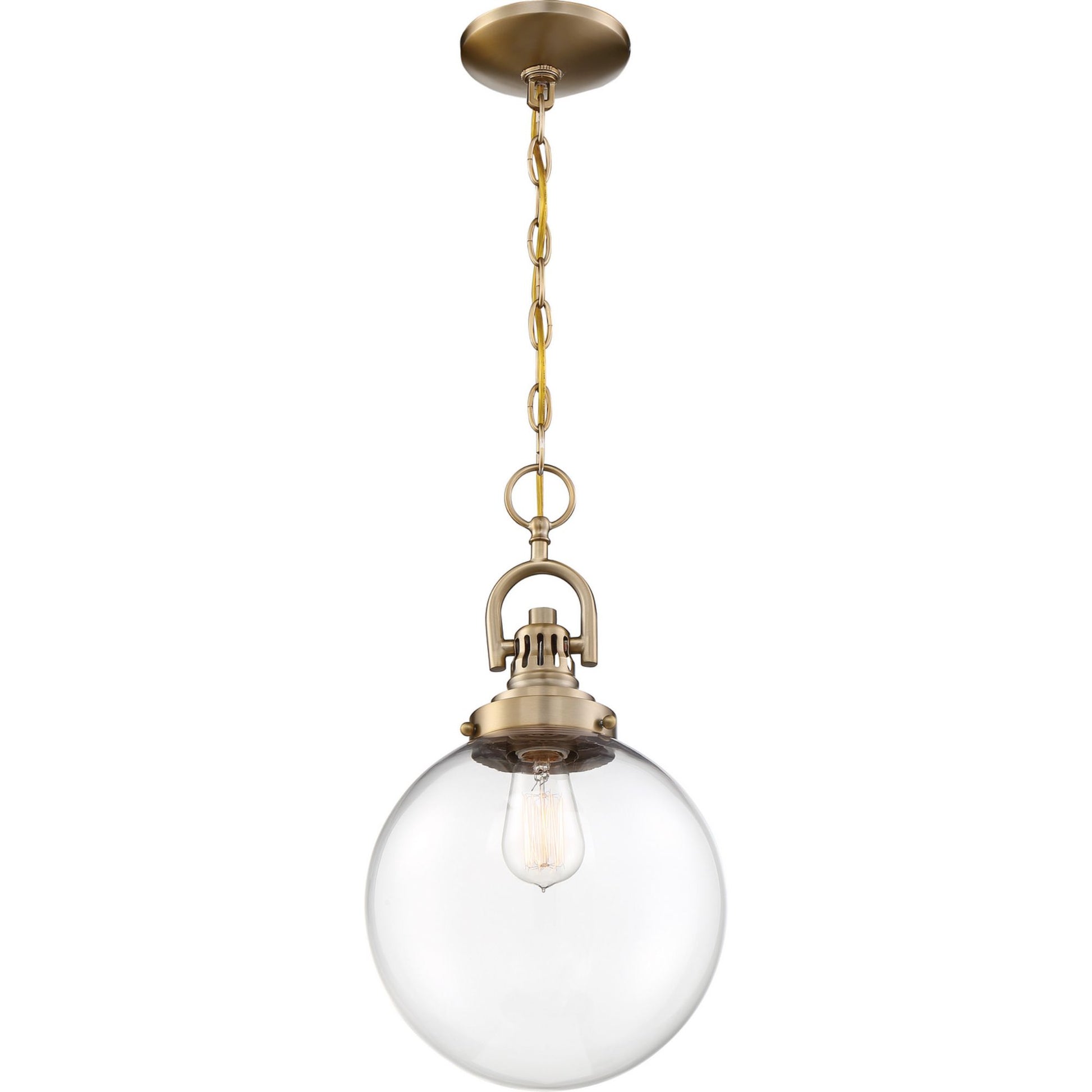 Skyloft 10" Pendant, Brass Finish - Bees Lighting